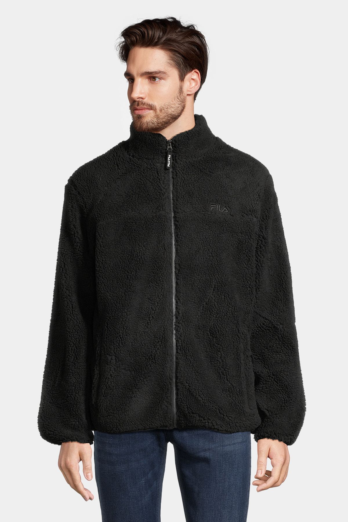 Fila Kurtka Polarowa Braunlage Sherpa Mężczyzna - XS