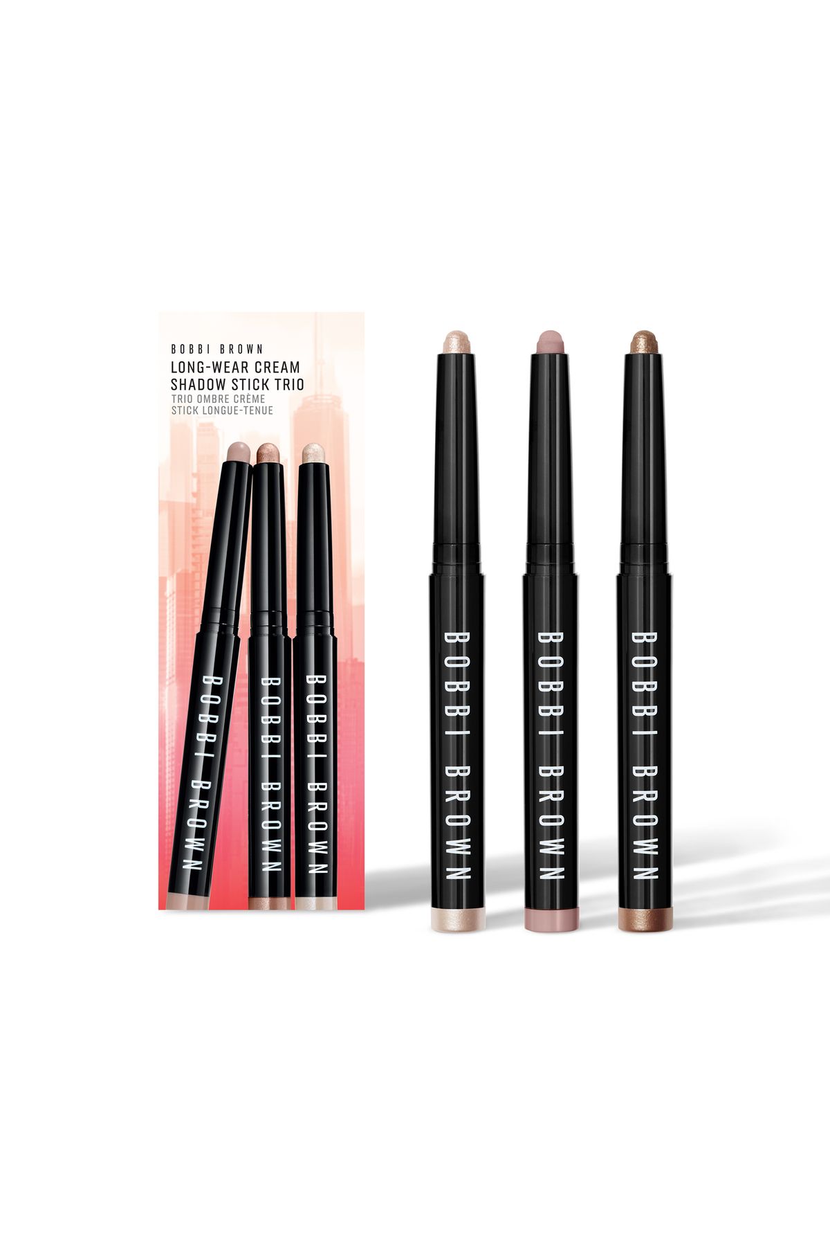 Long-War Cream Shadow Stick Trio - ست سایه چشم مداد سه گانه Bobbi Brown