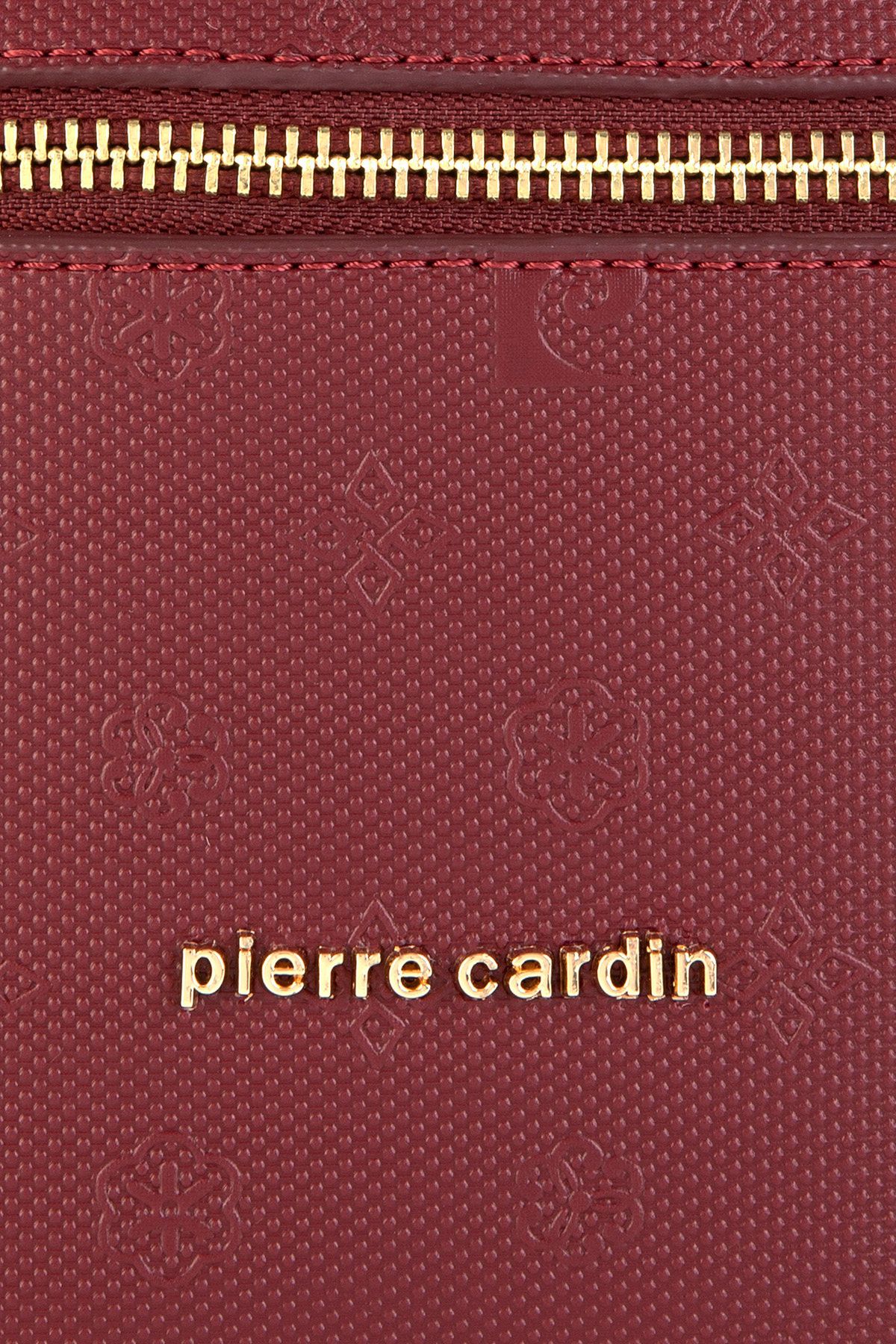 Pierre Cardin-Plecak damski z nadrukiem w kolorze bordowym 05Po24K1876 5