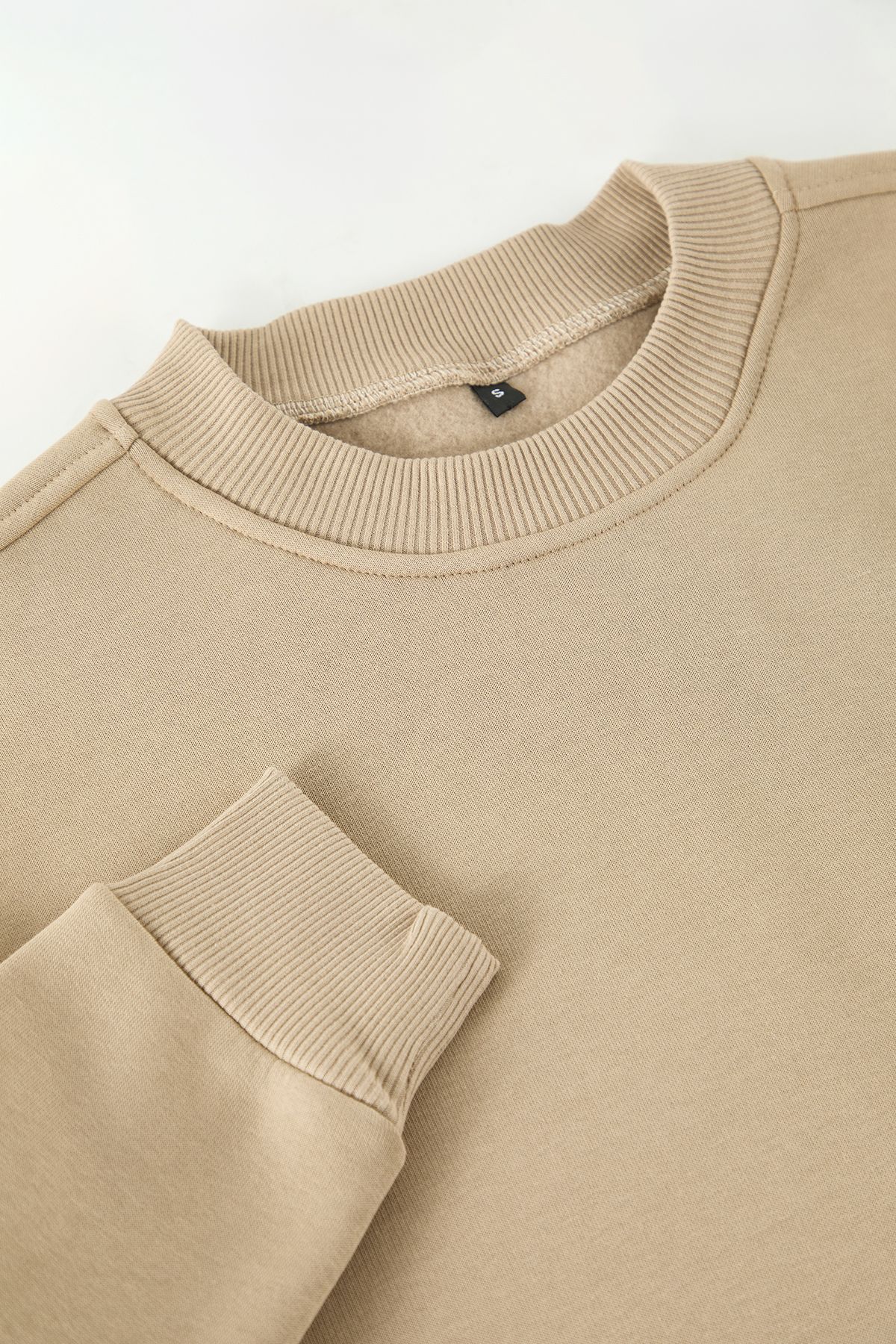 Edit by Trendyol-Mink Oversize/Wide Cut Turtleneck Inside Fleece/Warm Sweatpants Set 3