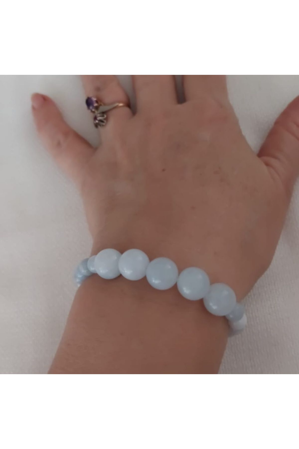 Raduga-Natural Stone Design Aquamarine Stone Bracelet 4