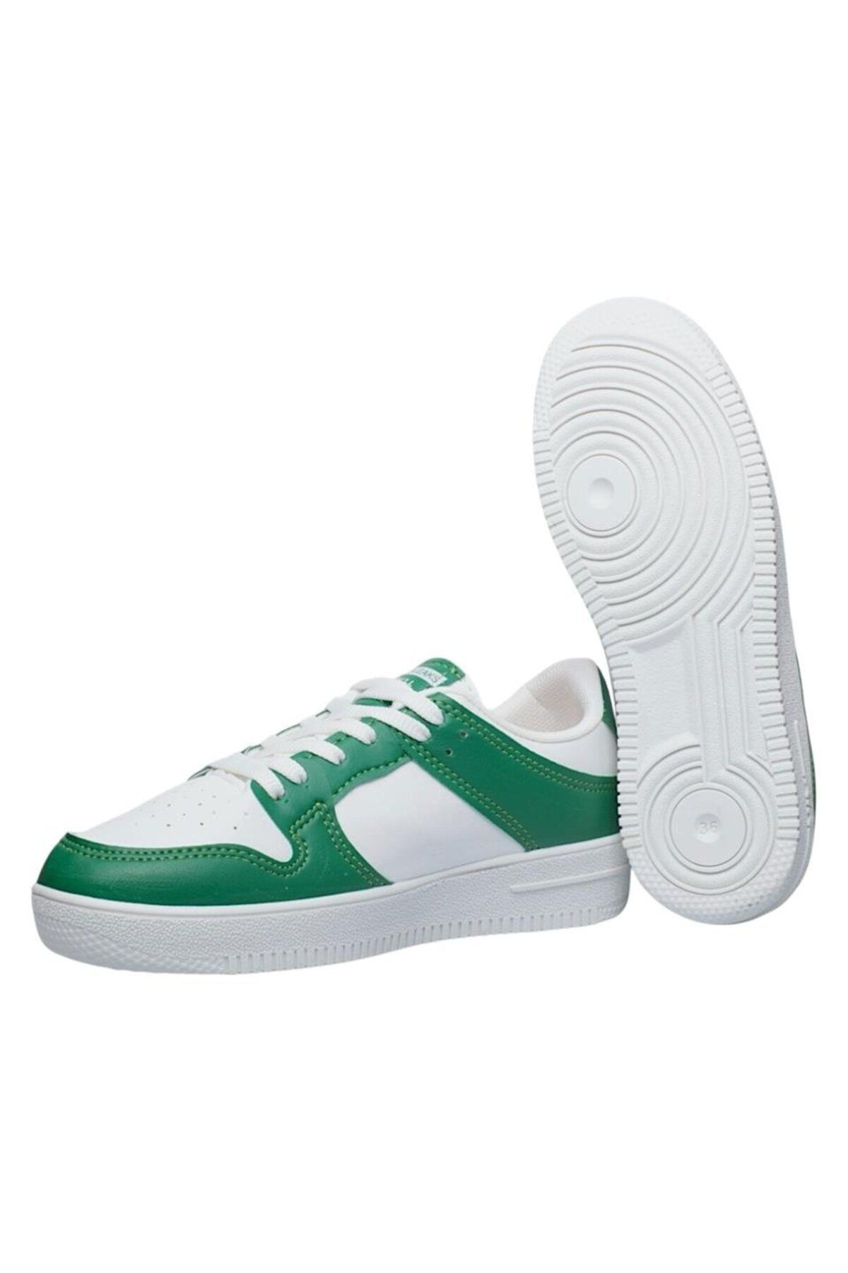 Liger-Unisex Sports Sneaker Shoes White - Green 6