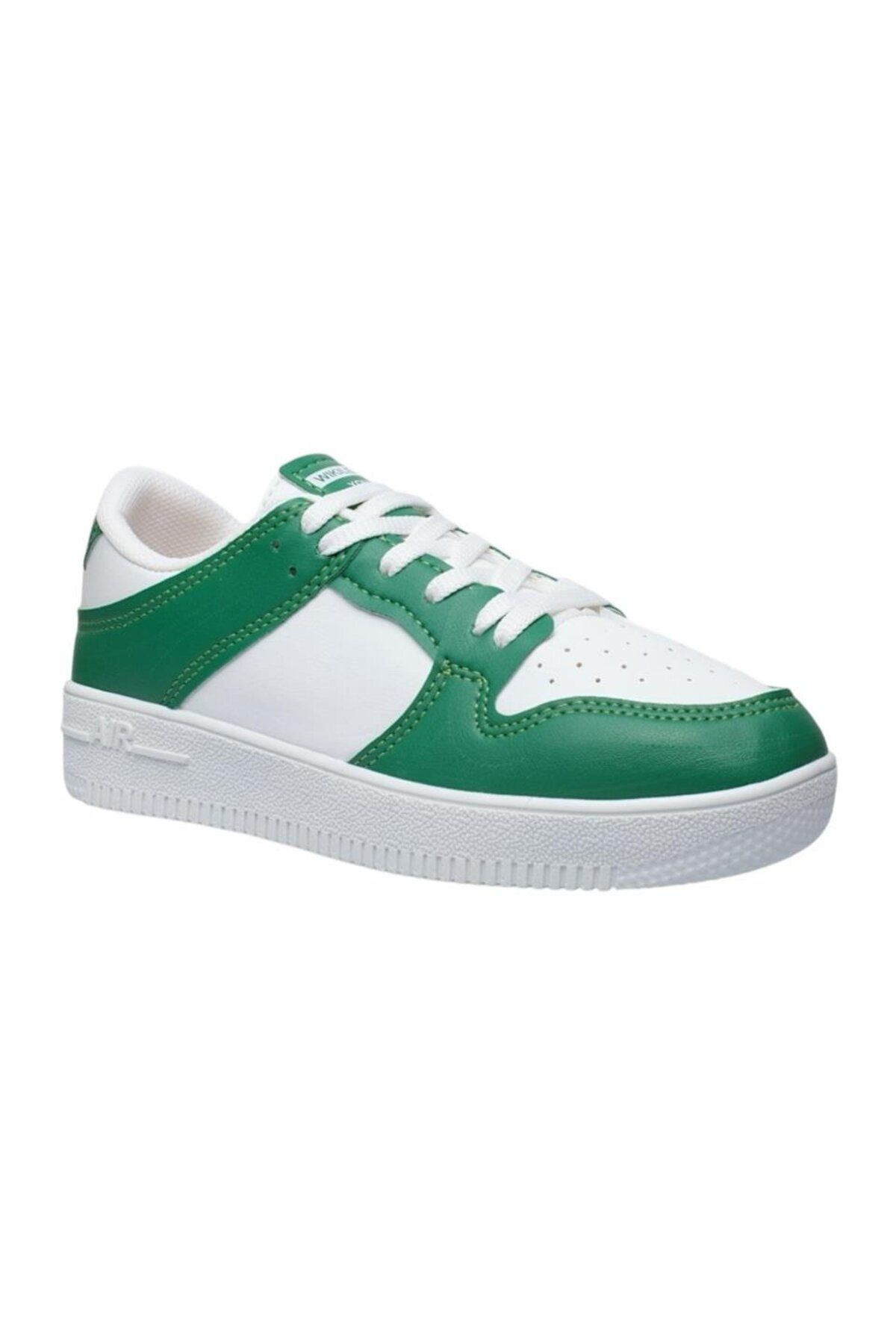 Liger-Unisex Sports Sneaker Shoes White - Green 3