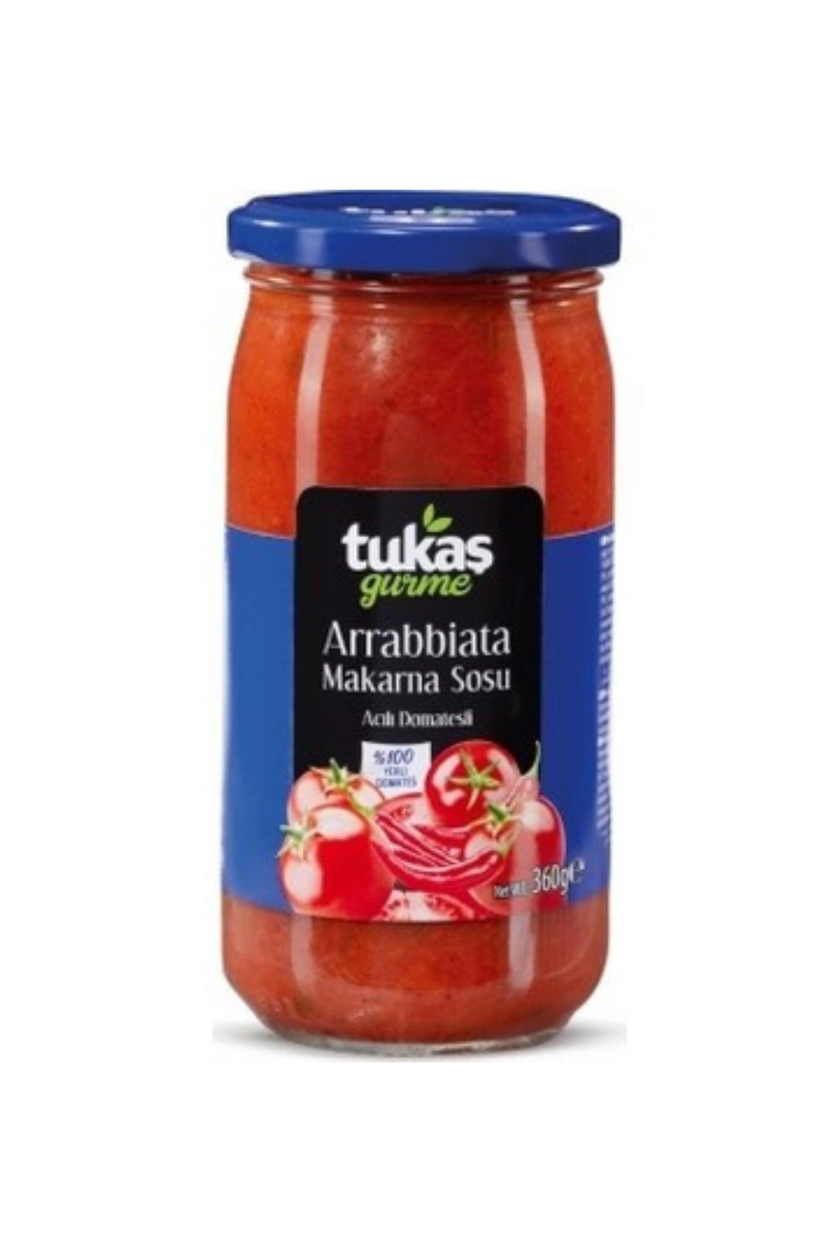 Tukaş Tukaş Gurme Arrabbiata (Acılı Domatesli) Makarna Sos 360 g