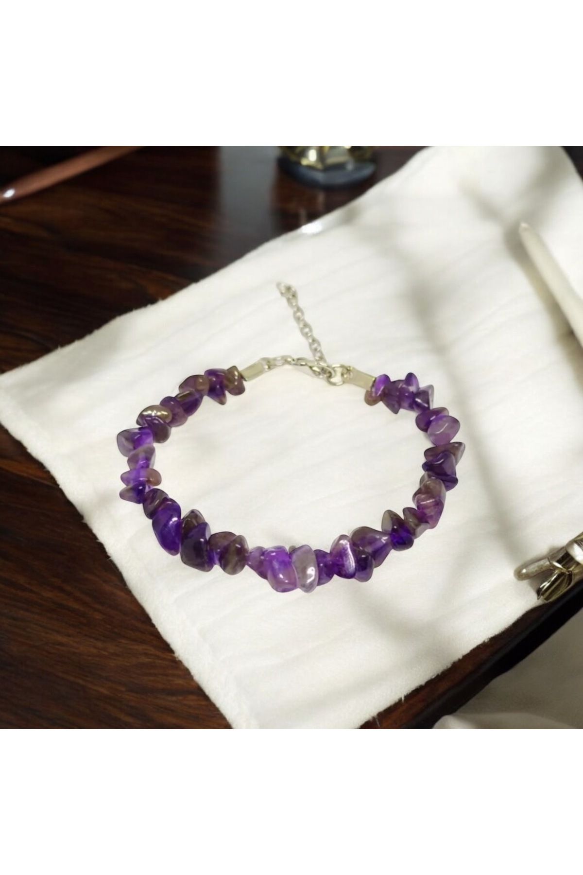 Amethyst Natural Broken Stone Bracelet