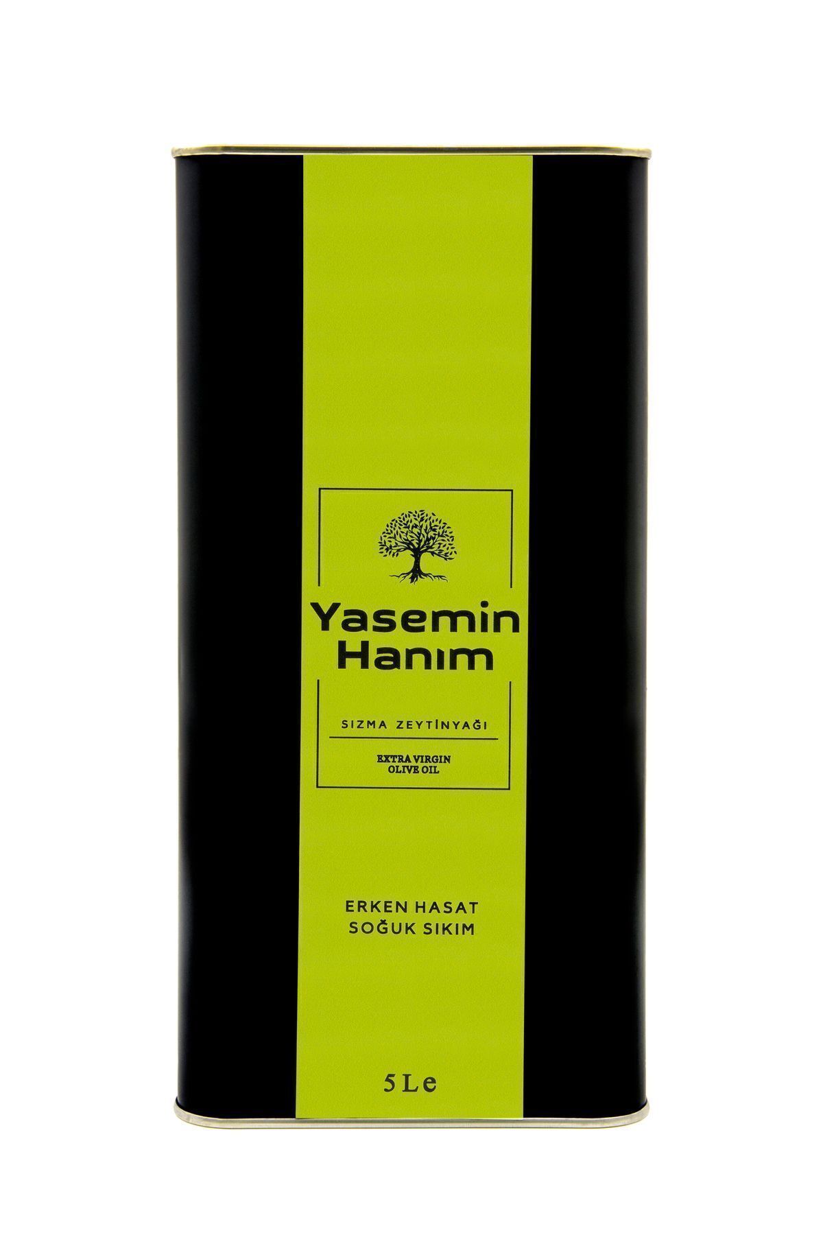 YASEMİN HANIM Erken Hasat Soğuk Sıkım Naturel Sızma Zeytinyağı 5lt. 2024-2025 Yeni Hasat