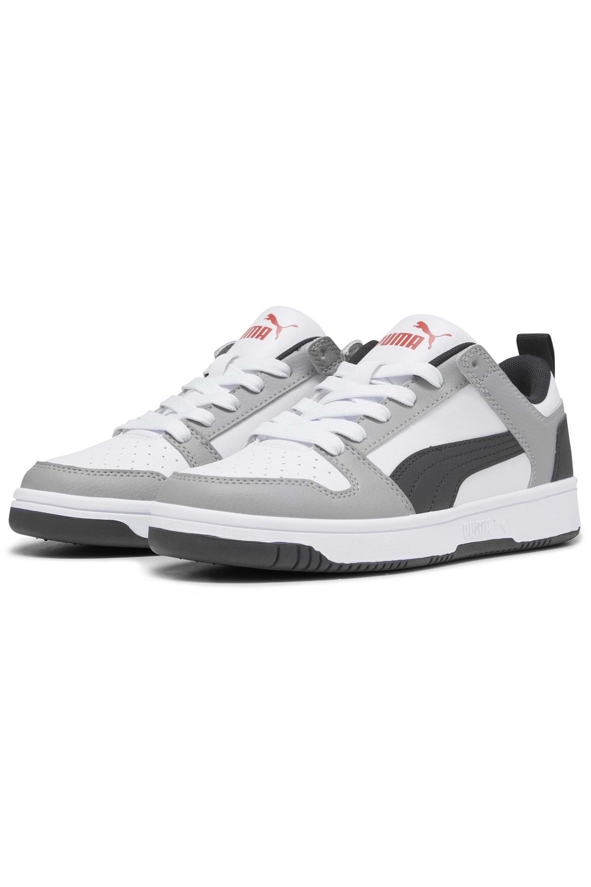 Puma-Unisex Rebound Layup Lo Sl Jr 370490 -18 Sneakers - Gri Sneakers 2