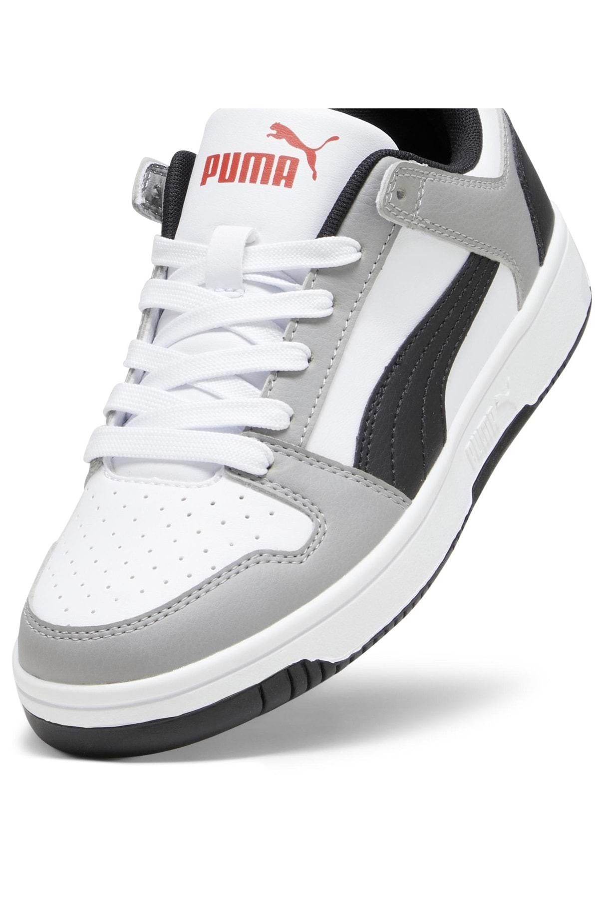 Puma-Unisex Rebound Layup Lo Sl Jr 370490 -18 Sneakers - Gri Sneakers 4