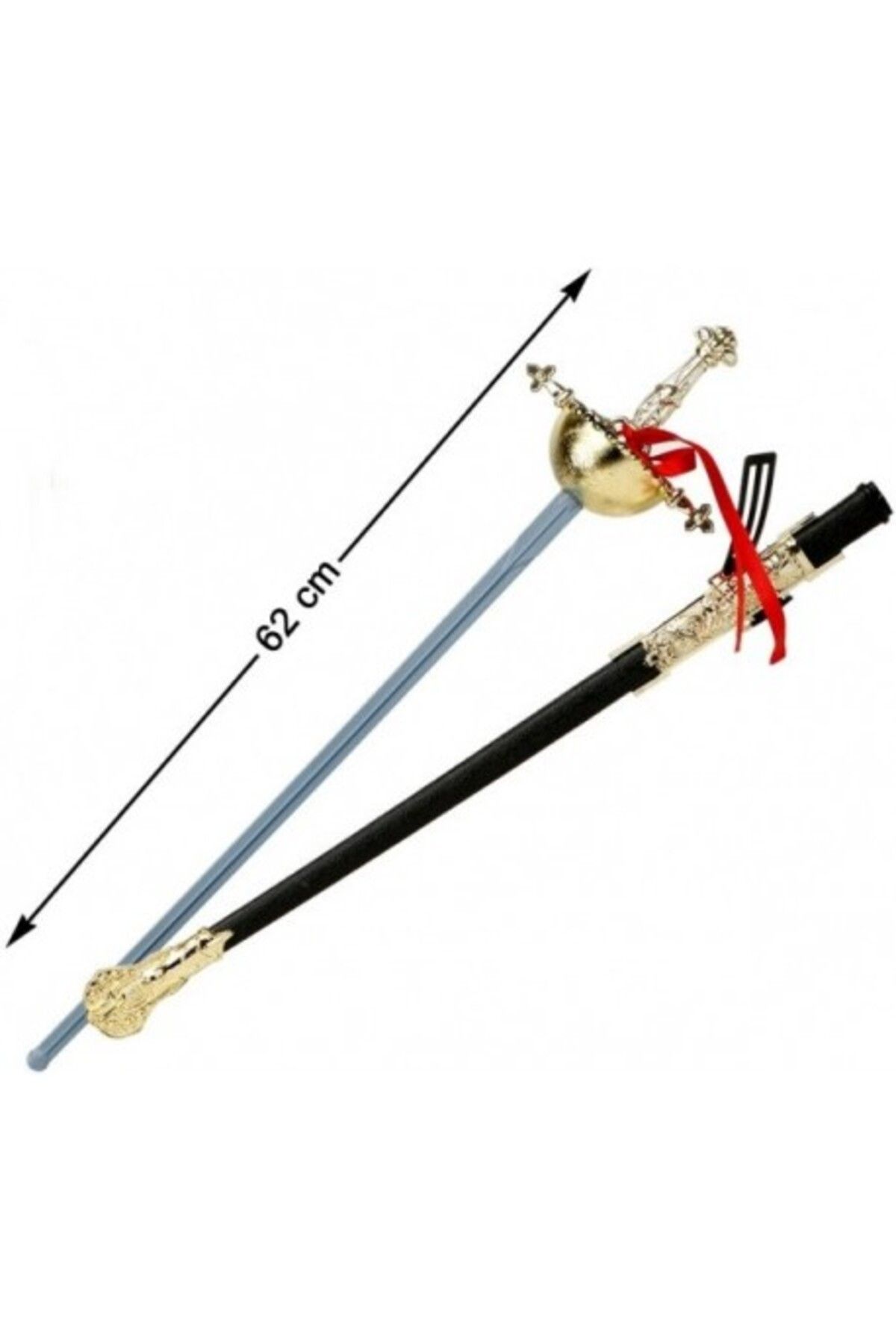 STOREMAX lbstorex Kostüm Partisi Plastik Zararsız Zorro Kılıcı Şövalye Kılıcı 62 cm Newdsng 1116818