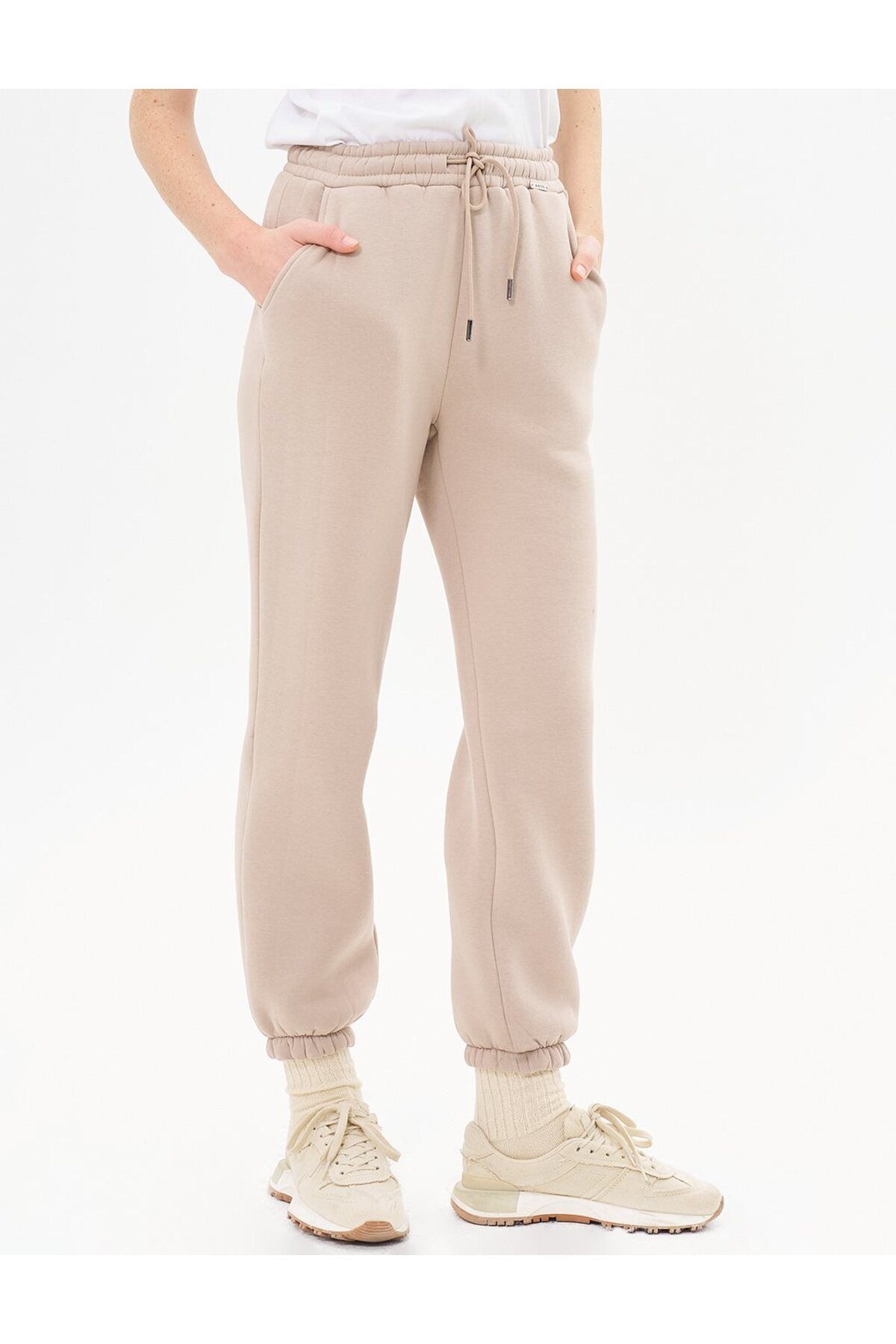 Kayra-Stone Color Jogger Pants - 3 Thread 4