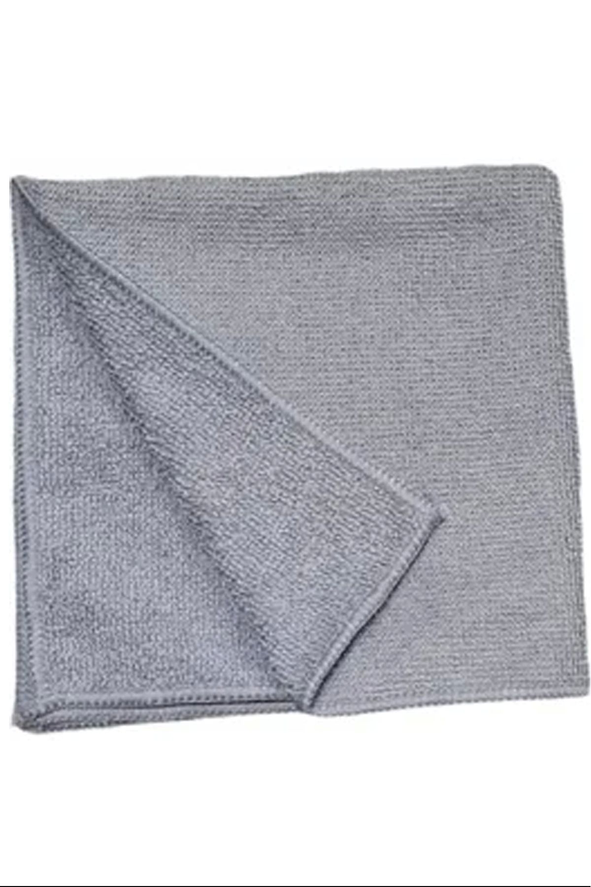 YONCA MODA-Lisinya Silver 440 Gr 50X70 cm Microfiber Overlocked Towel - Stk277 1