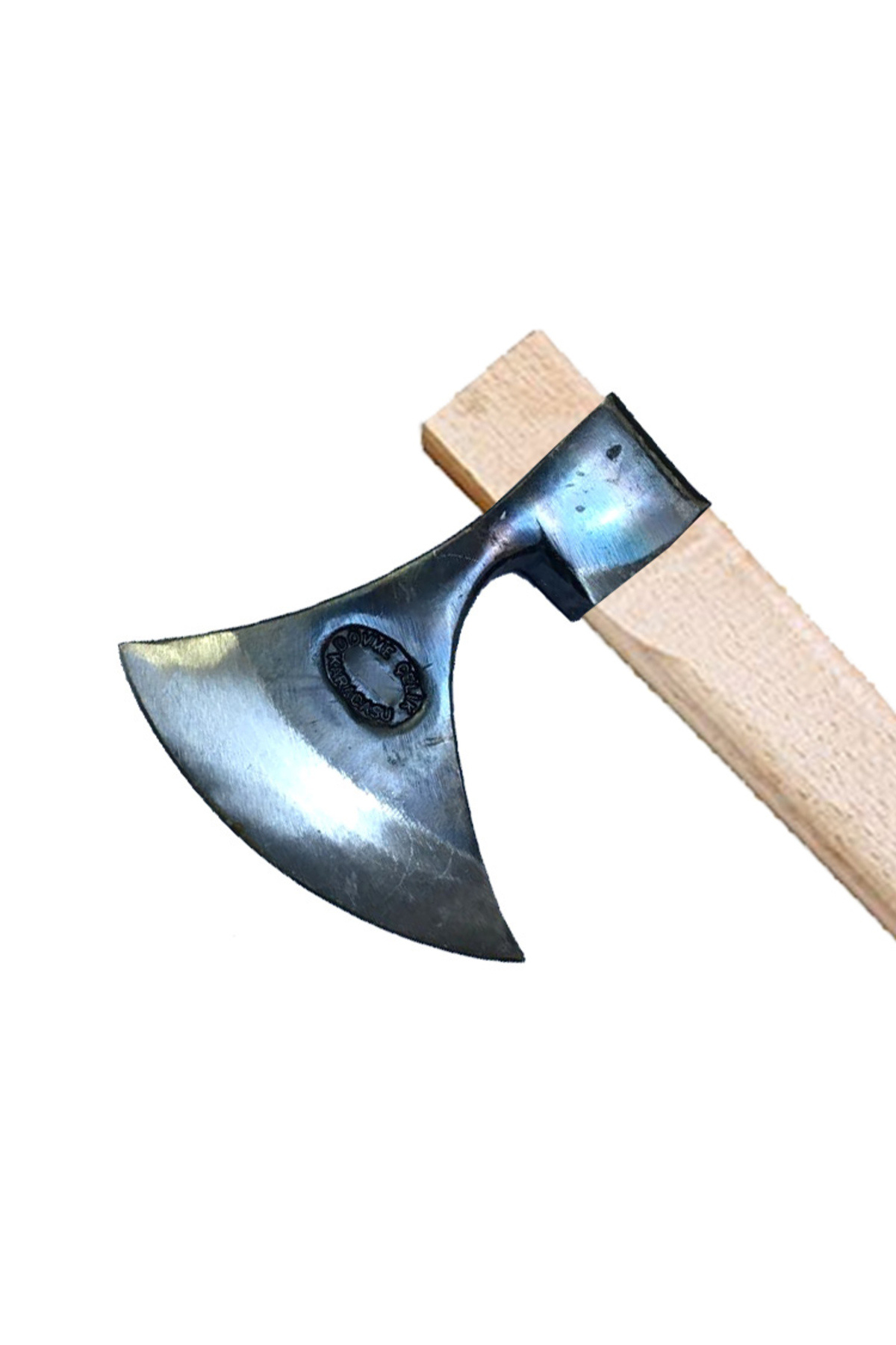 katre46 Karacasu Saplı Ay Balta 90 cm - Dövme Çelikten