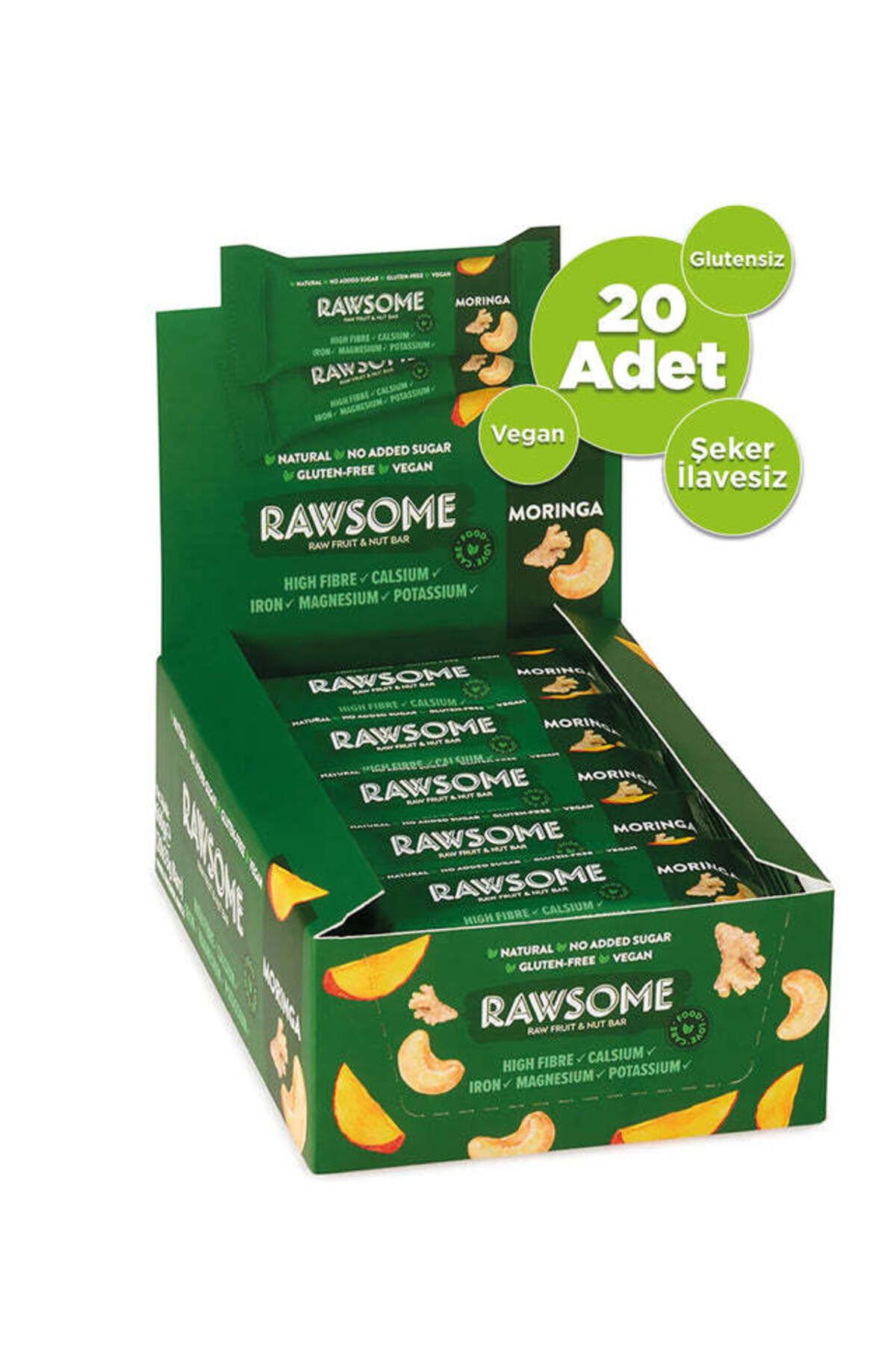 Rawsome Moringa bar (20 Adet)