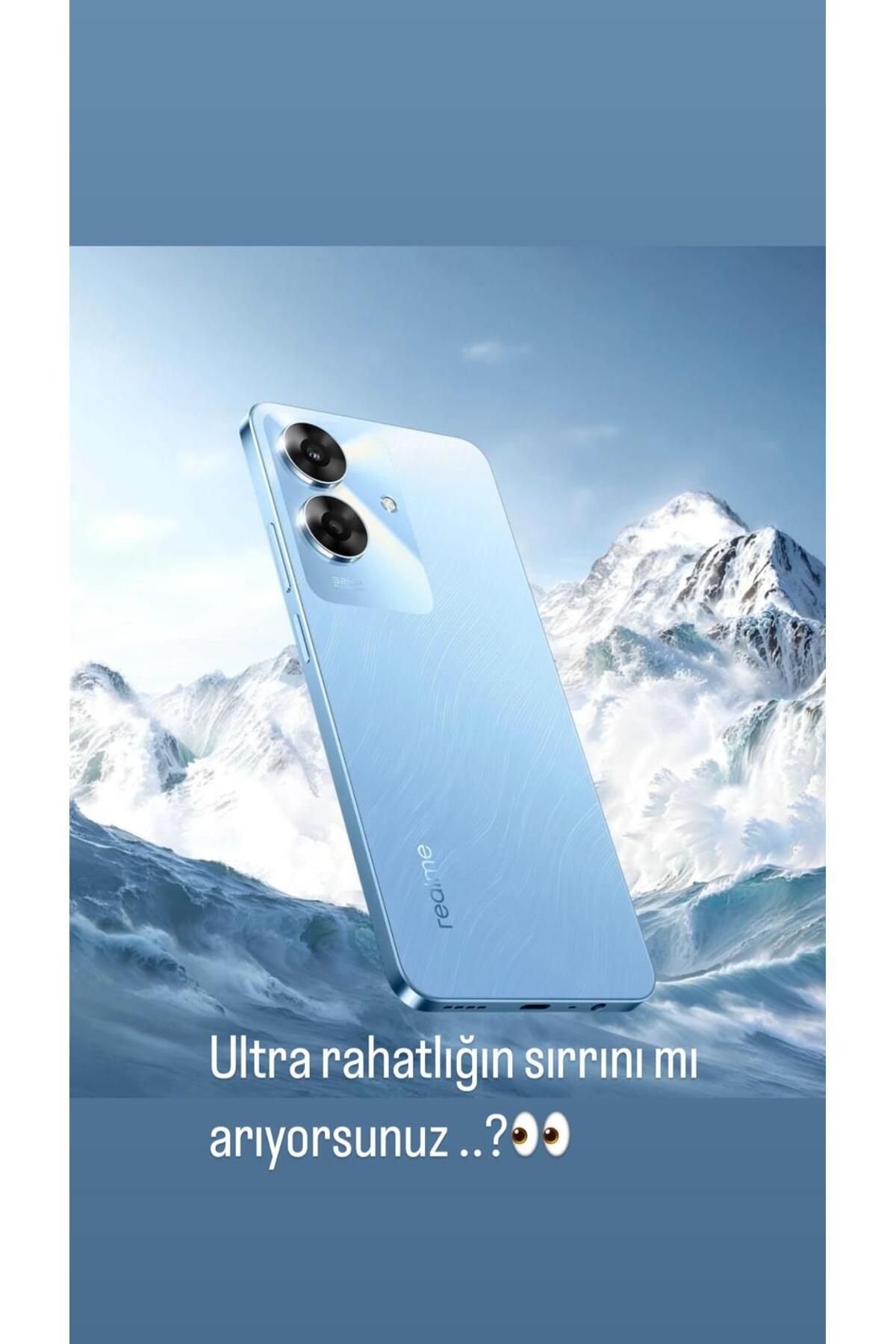 realme Not 60 Armorshell™ 12 Gb Ram 4gb 8gb'a Kadar Dinamik Ram 128 Gb)kablolu Kulaklık Hediyeli