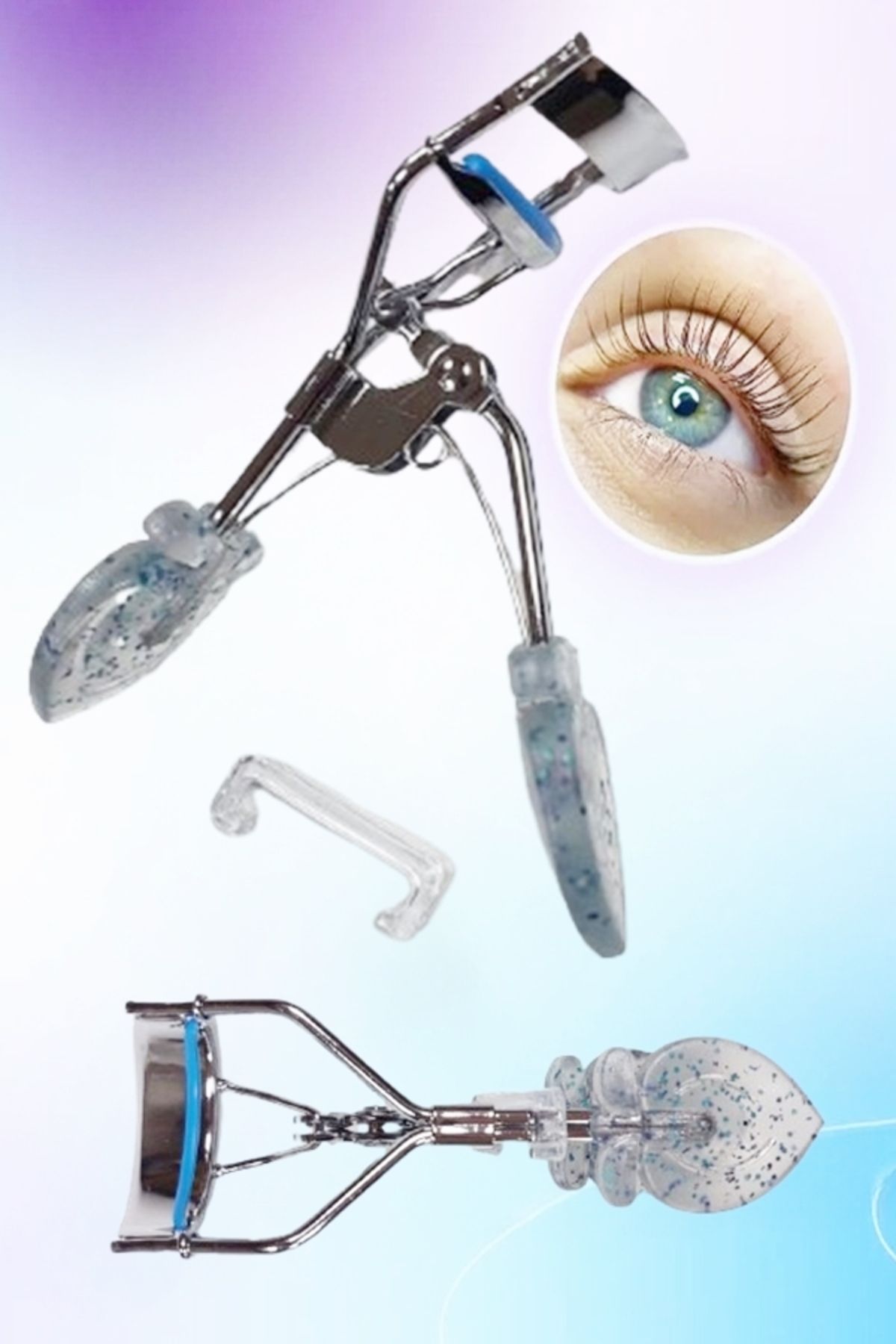 xolo Simli 3 Kat Güçlendirici Silikon Kirpik Kıvırıcı Eyelash Curler