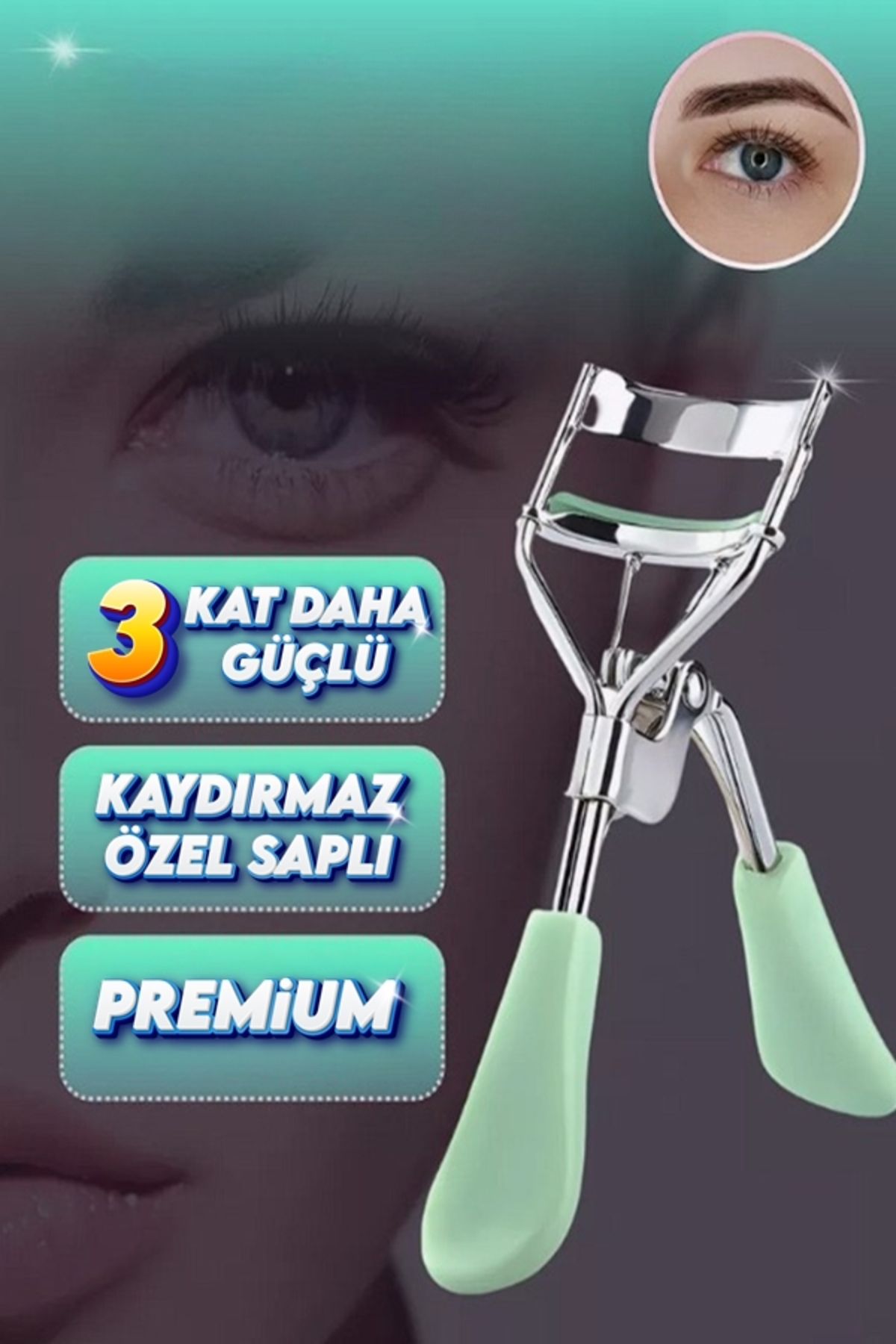 xolo Lüks Premium Kirpik Kıvırıcı Kirpik Kıvırma Aleti 3 Kat Daha Güçlü Eyelash Wave