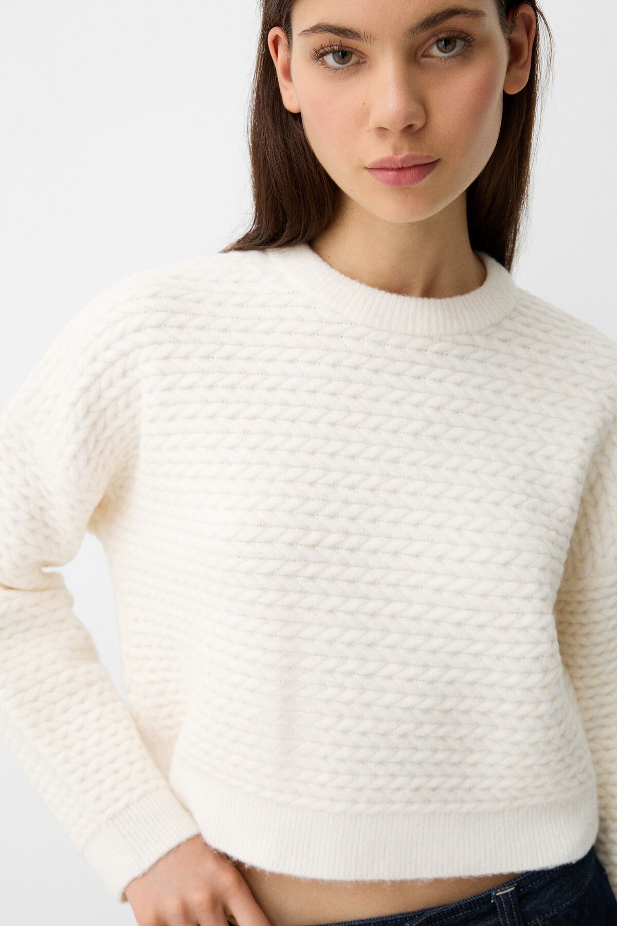 Bershka-Herringbone sweater 6