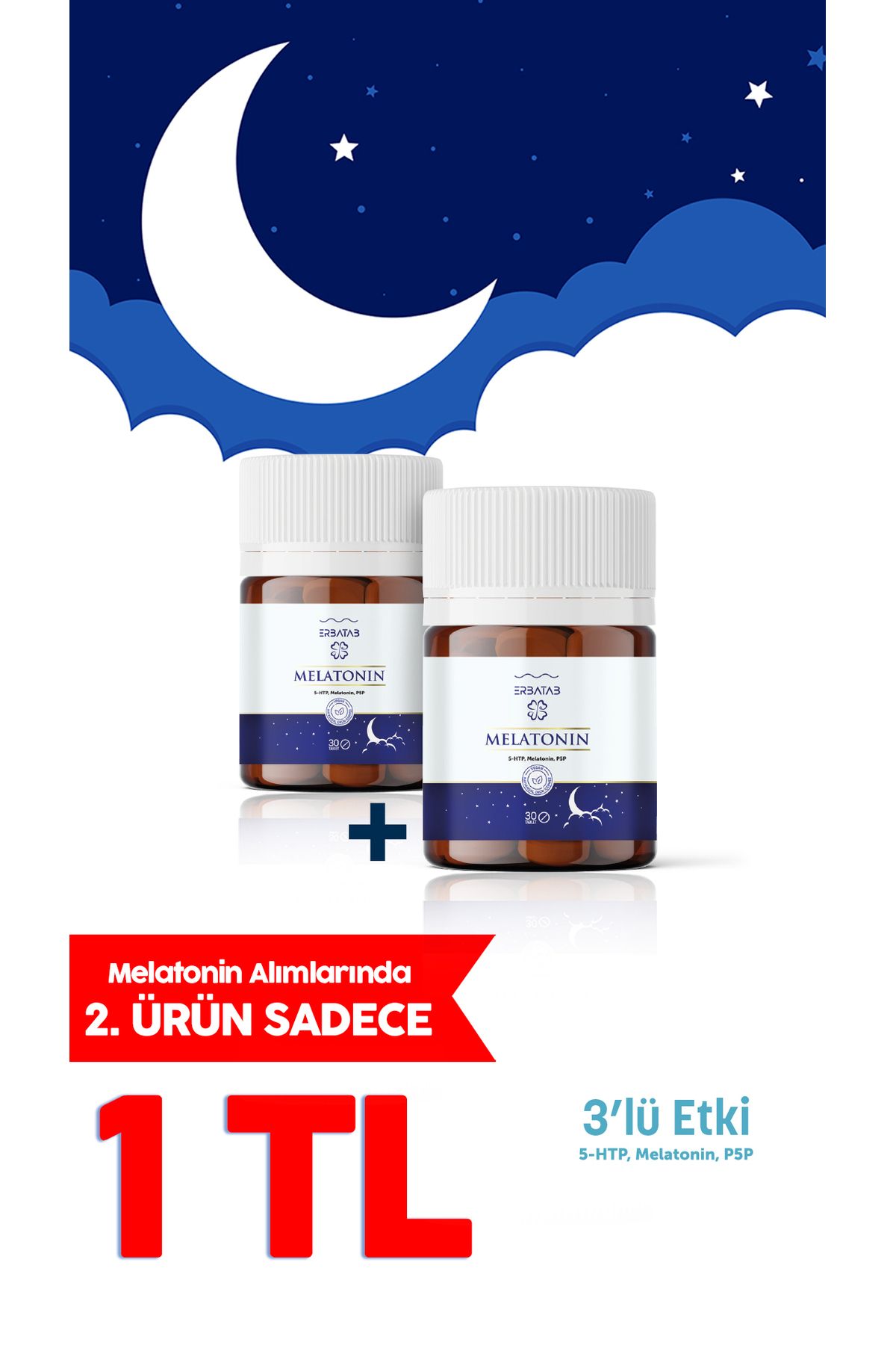 Erbatab Melatonin 30 Tablet