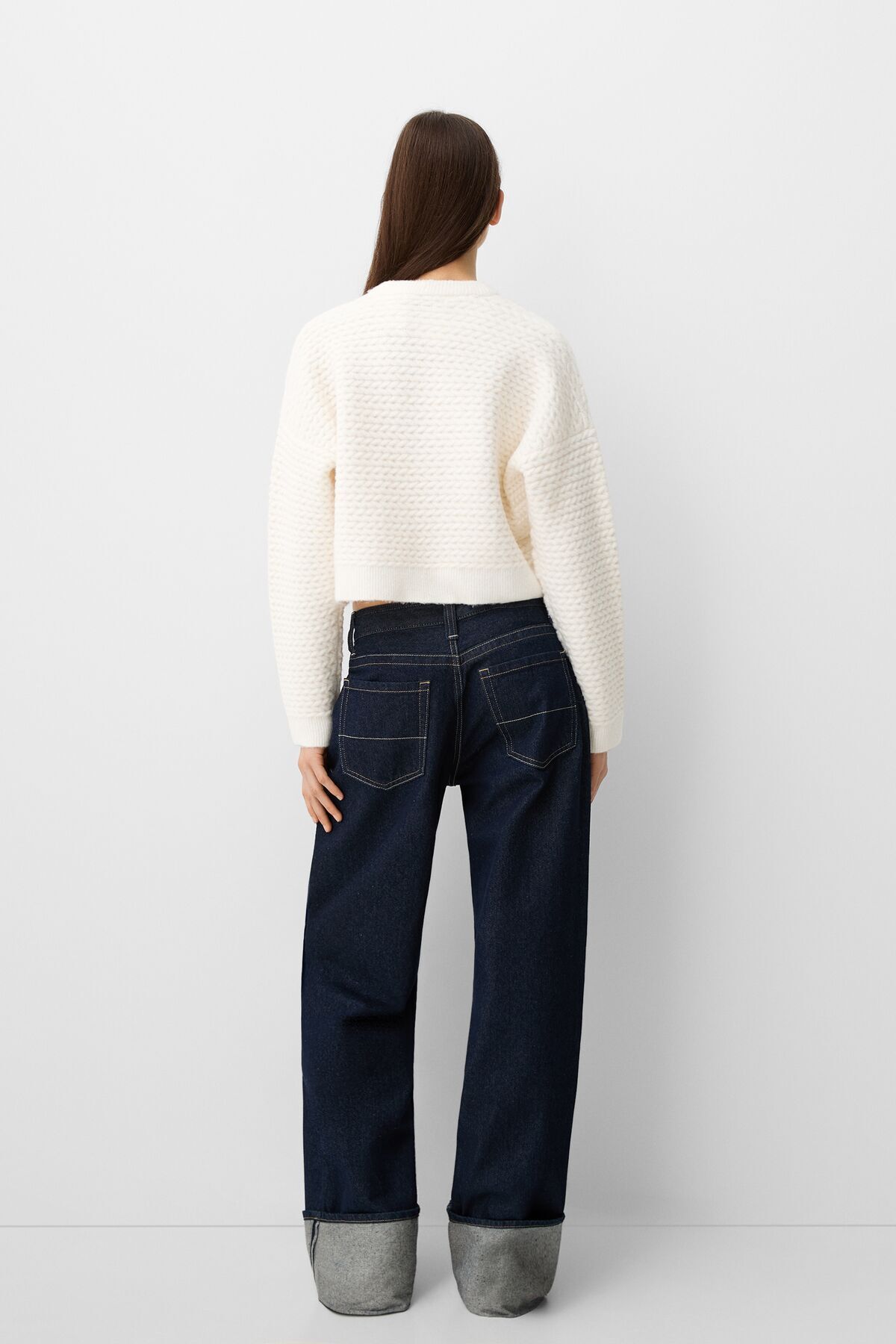 Bershka-Herringbone sweater 3