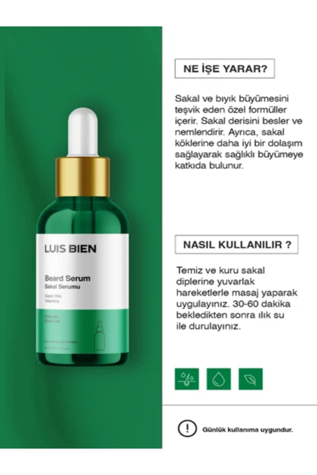 روغن مراقبتی مراقبت از ریش و تعمیر فوق العاده سرم 20 میل LUIS BIEN 0088 Luis Bien