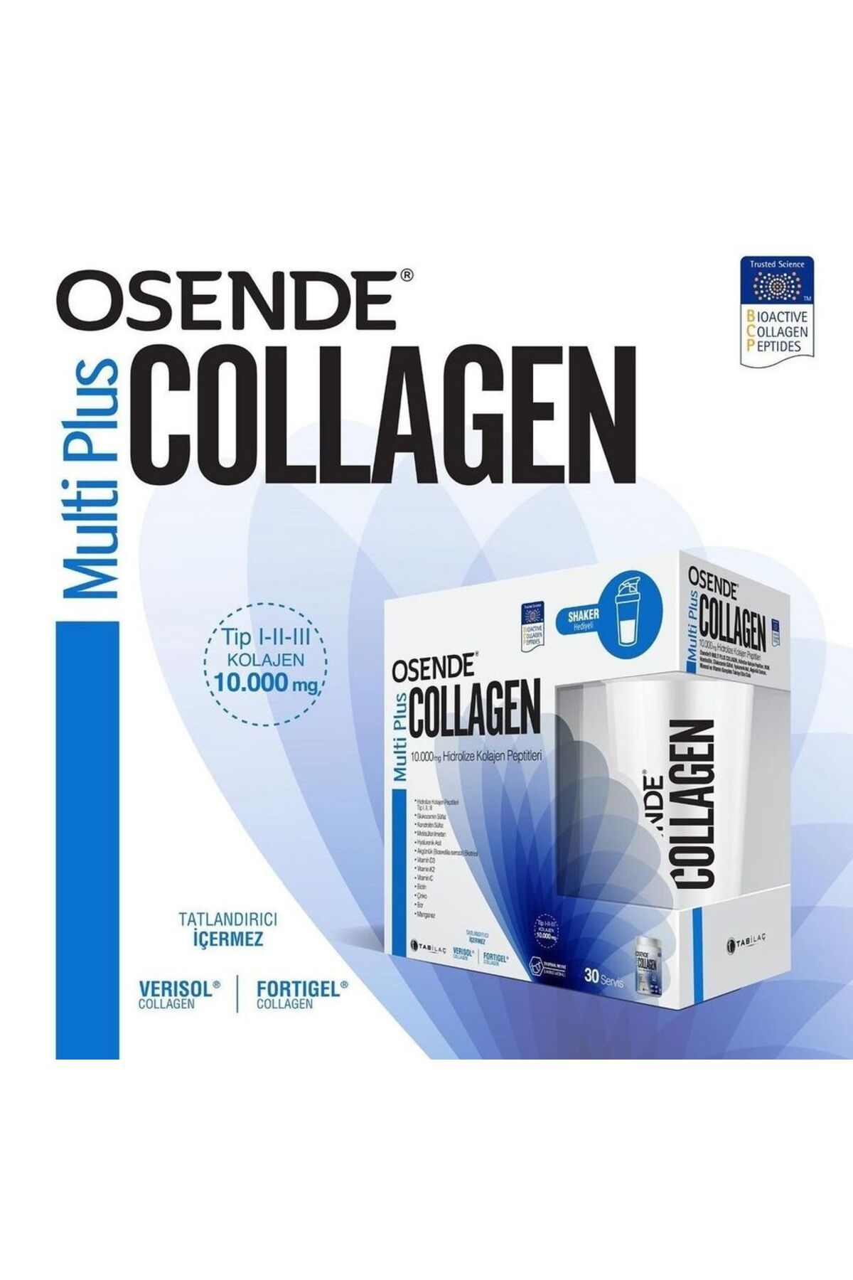 Tab İlaç OSENDE Multi Plus Collagen ( Kollajen Shaker )