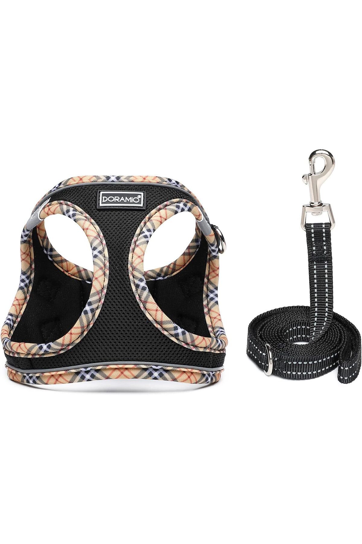 DORAMIO-Small Dog Collar for Puppy, Reflective, Breathable and Soft Padding 2