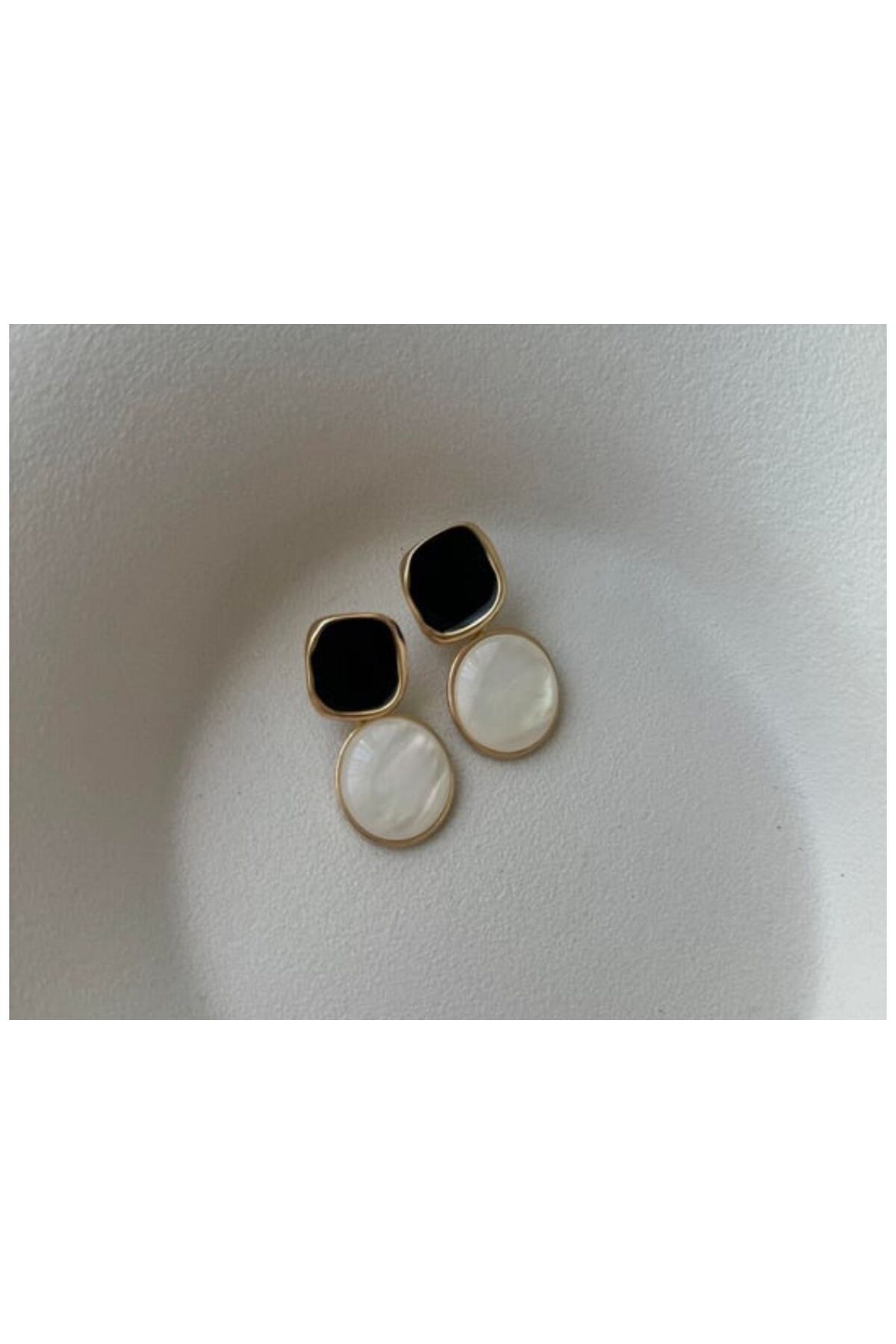 ShineJewellery-Favorite Black White Earrings 1