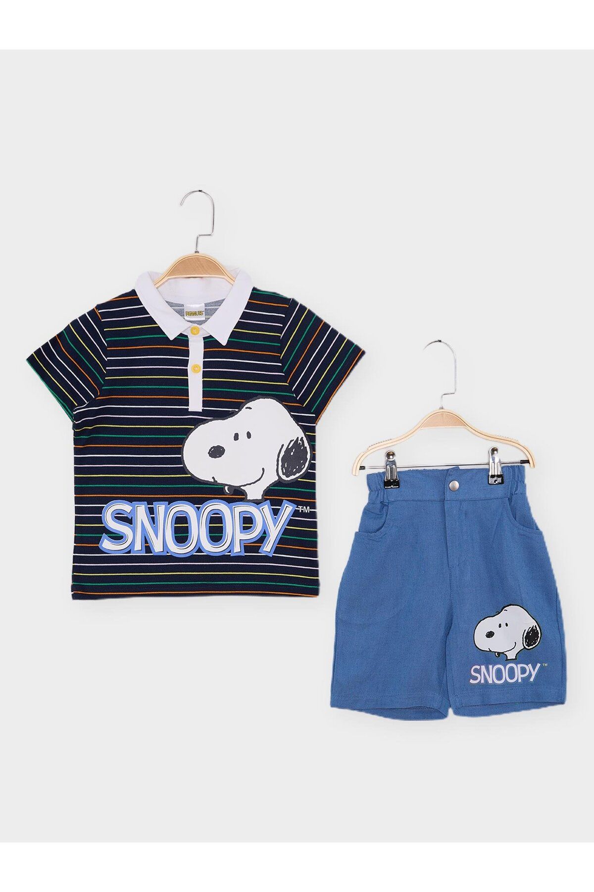 ست 2 تکه پسرانه دارای مجوز اسنوپی Sn22299 Snopy