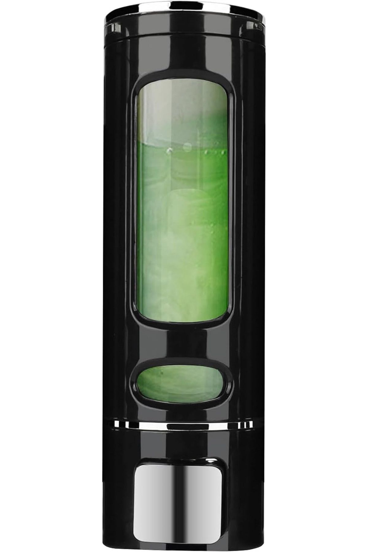 Sea Home 1 Adet Siyah Sıvı Sabunluk Plastik 400 ml Duş Jeli Şampuan Şişesi , Hastane, Banyo, Mutfak M-52