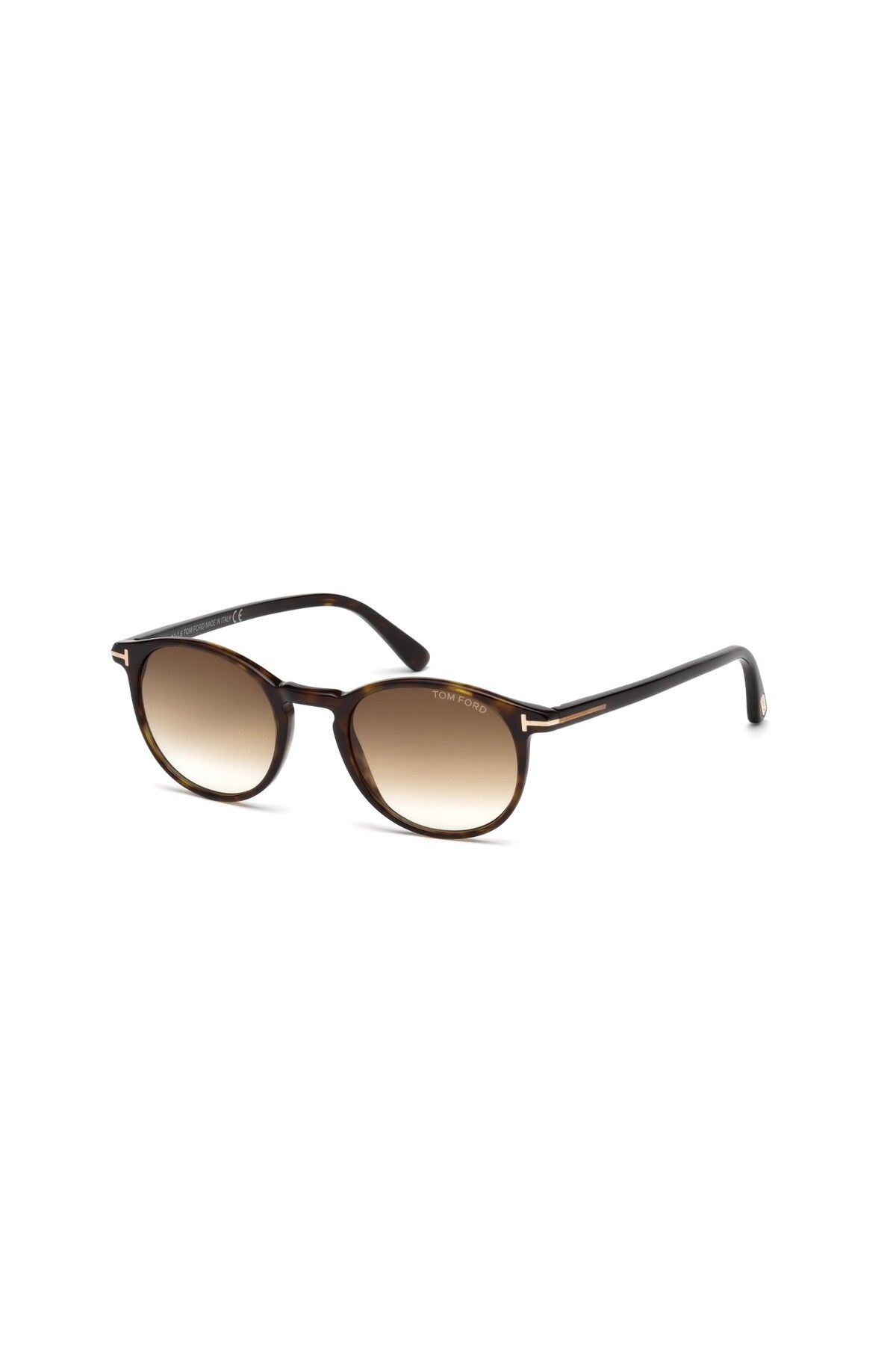 Tom Ford-Tf53952F48 Unisex Sunglasses Brown Bone Frame Brown Lens Uv400 1