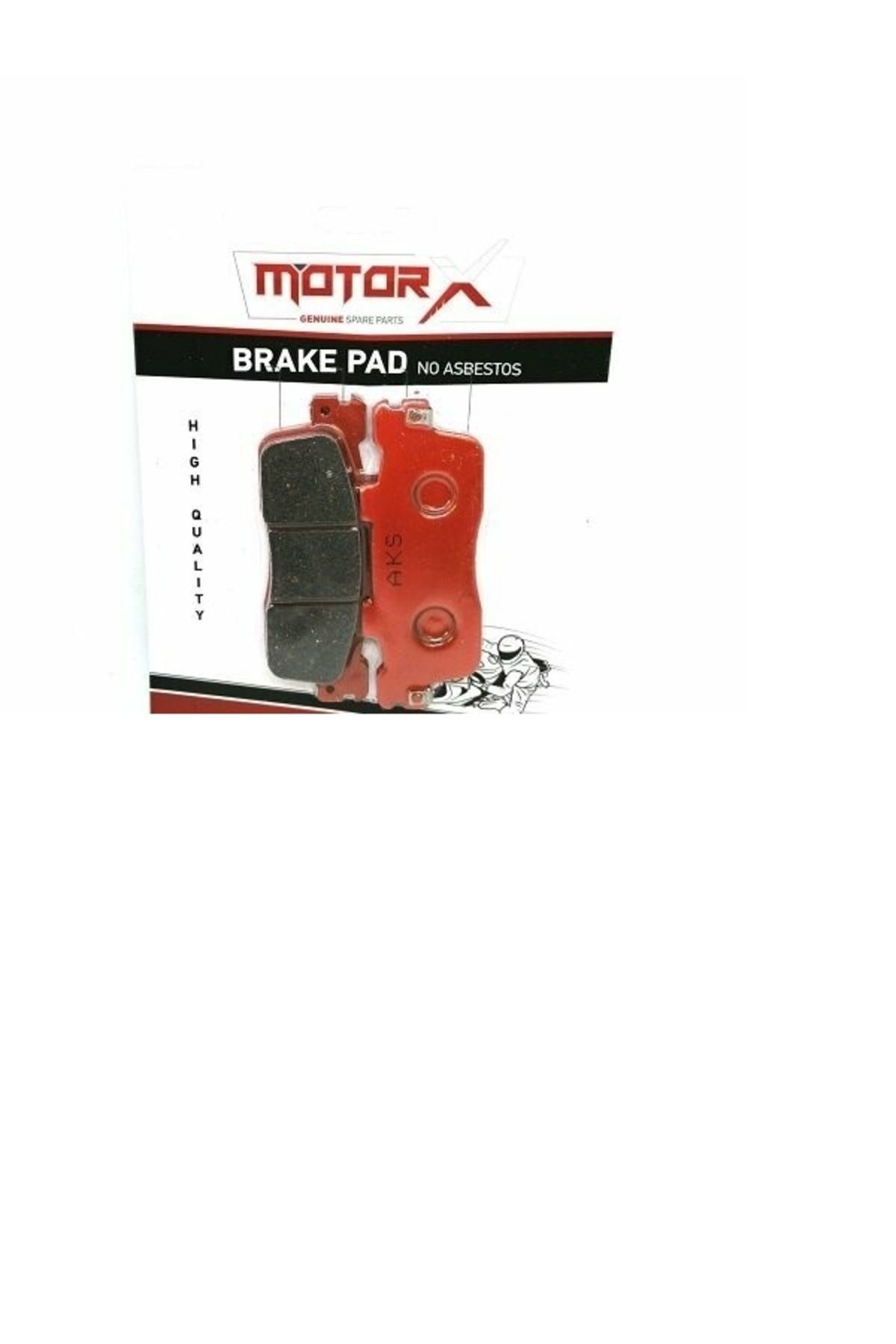MOTORX Downtown 300 Arka Fren Disk Balata (Kırmızı)