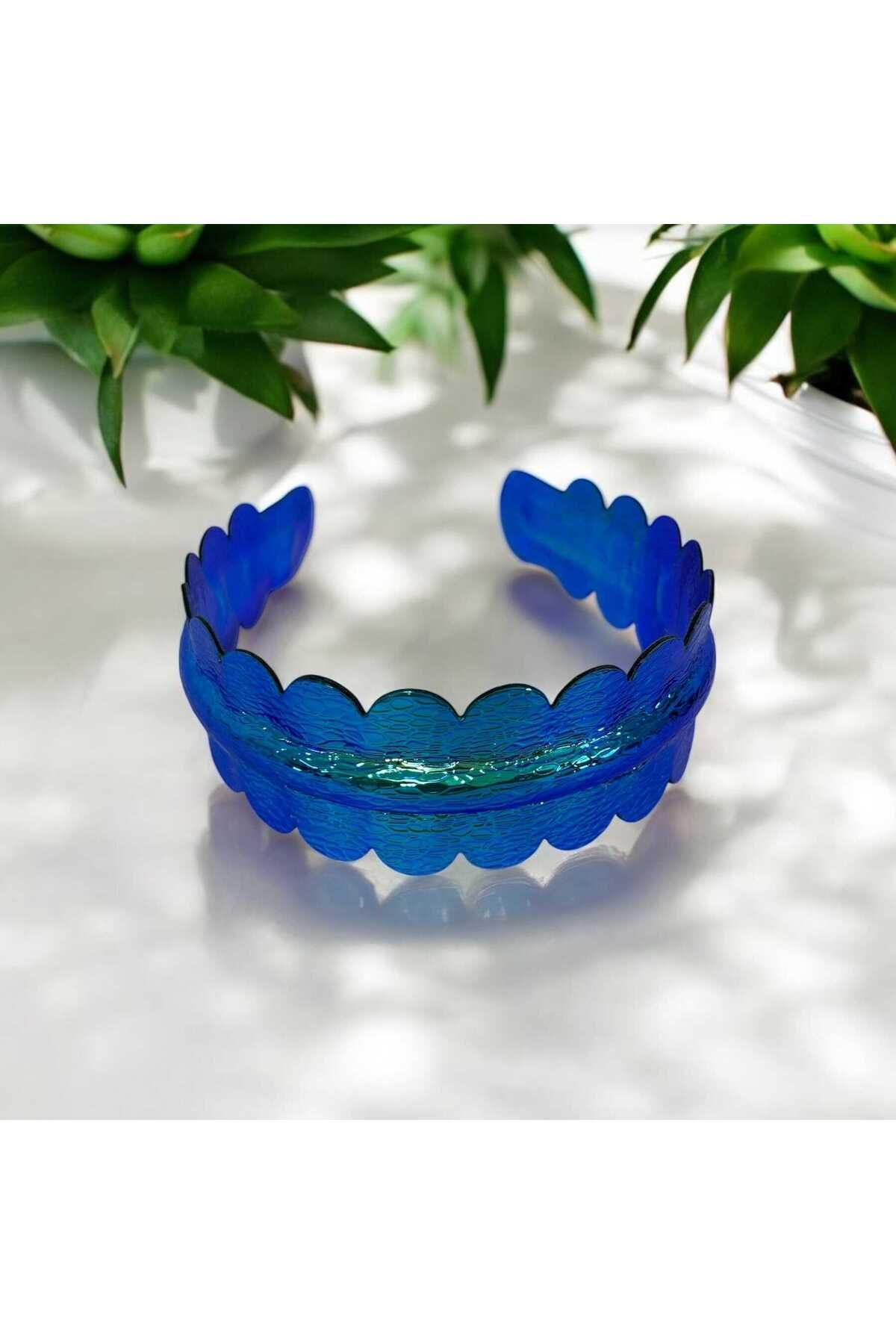 Little Honey Bunnies-Blue Hologram Fabric Crown 1