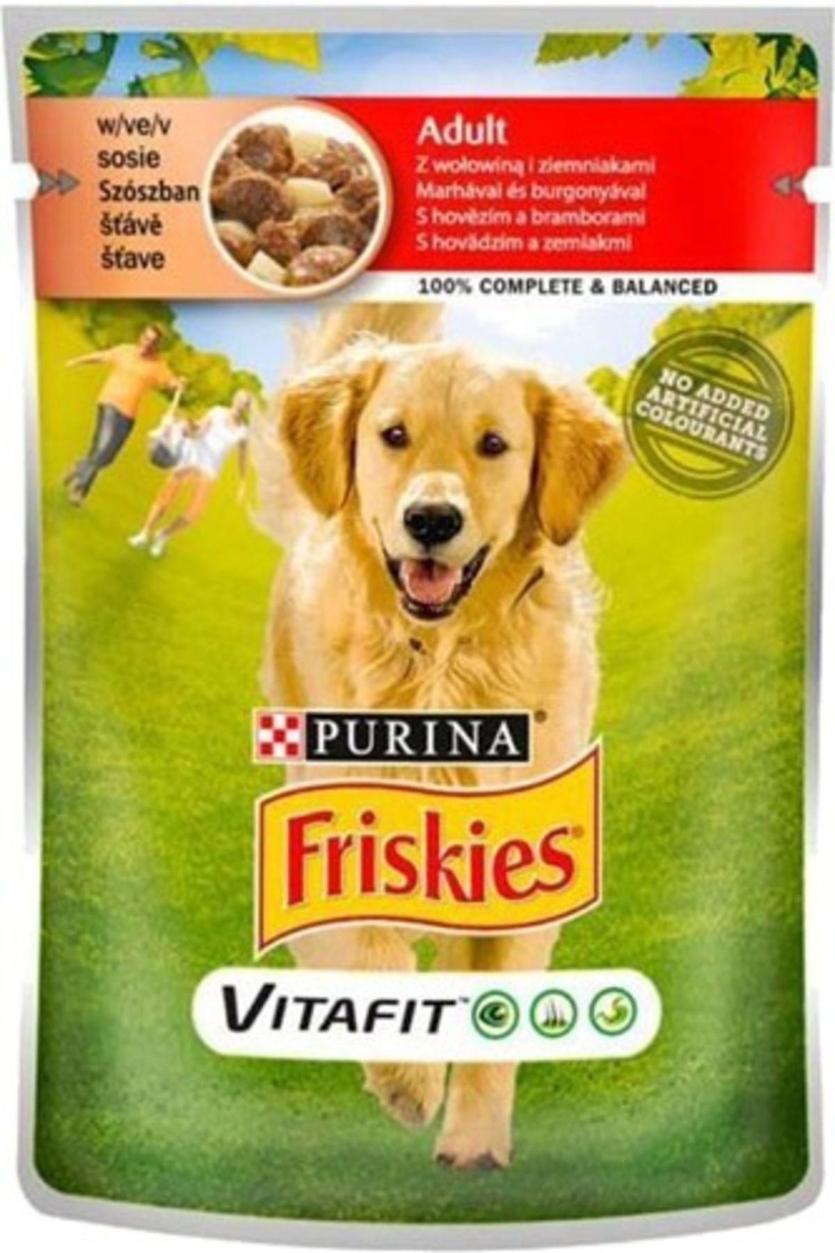 Friskies Yetişkin Kuzulu Ve Havuçlu Köpek Konserve Maması 100 Gr. 20 Adet