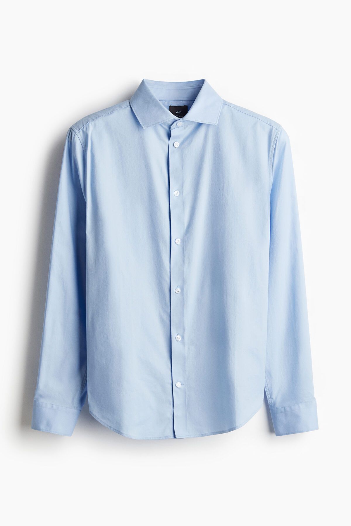پیراهن / بلوز دکمه دار آبی مردانه مناسب اورجینال H M H&M