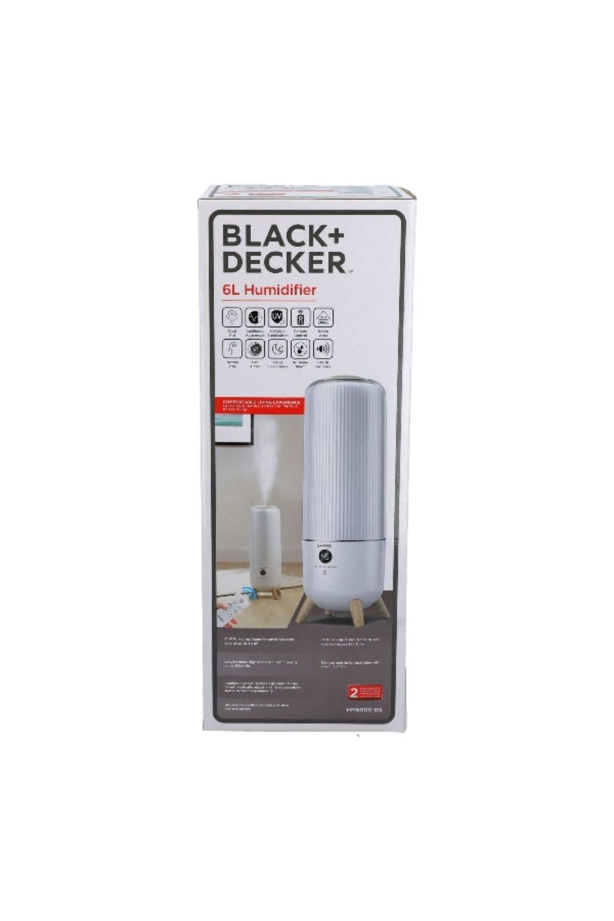 Black&Decker-Filters Contaminants Humidifier with Remote Control 6 Liter 5