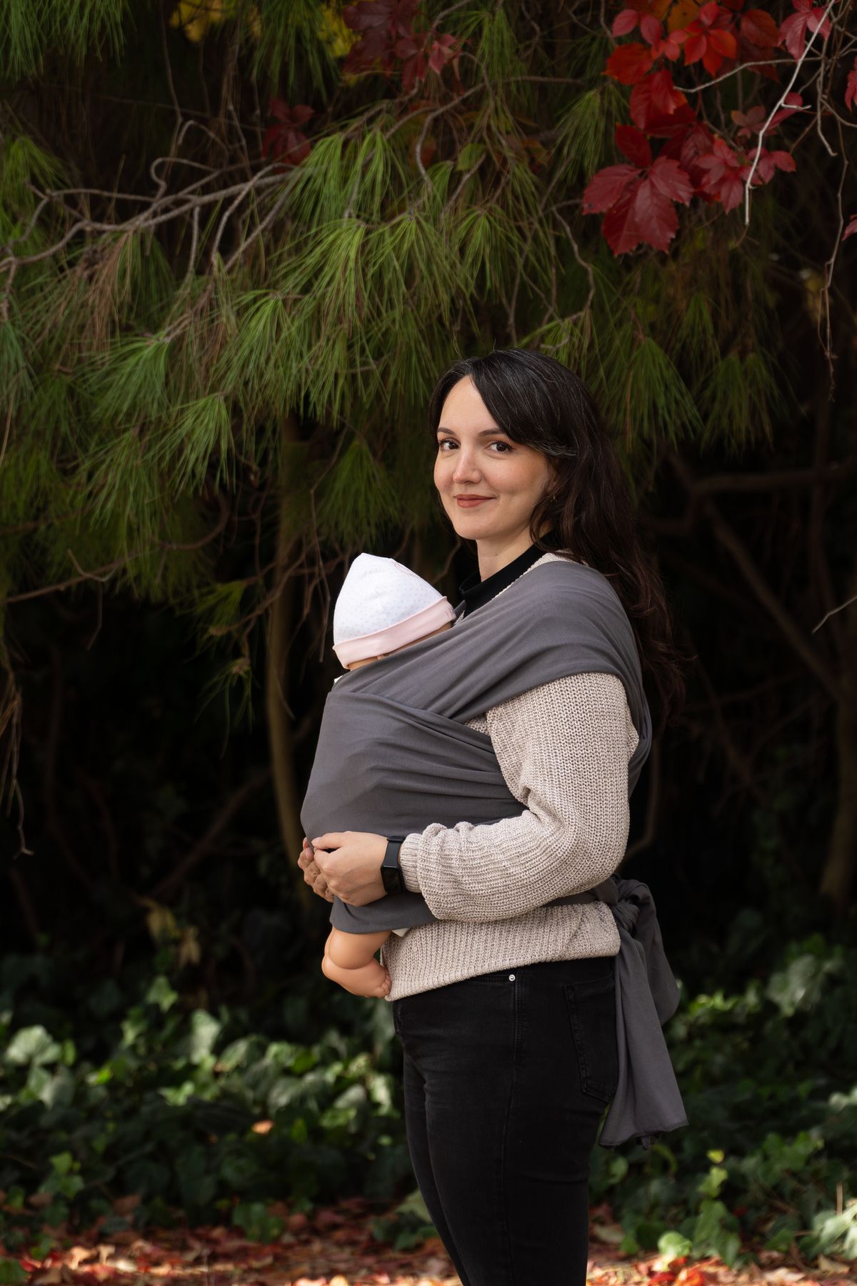 Bebek Baby Sling - %100 Pamuk - Baby Wrap - Bebek Taşıma Şalı