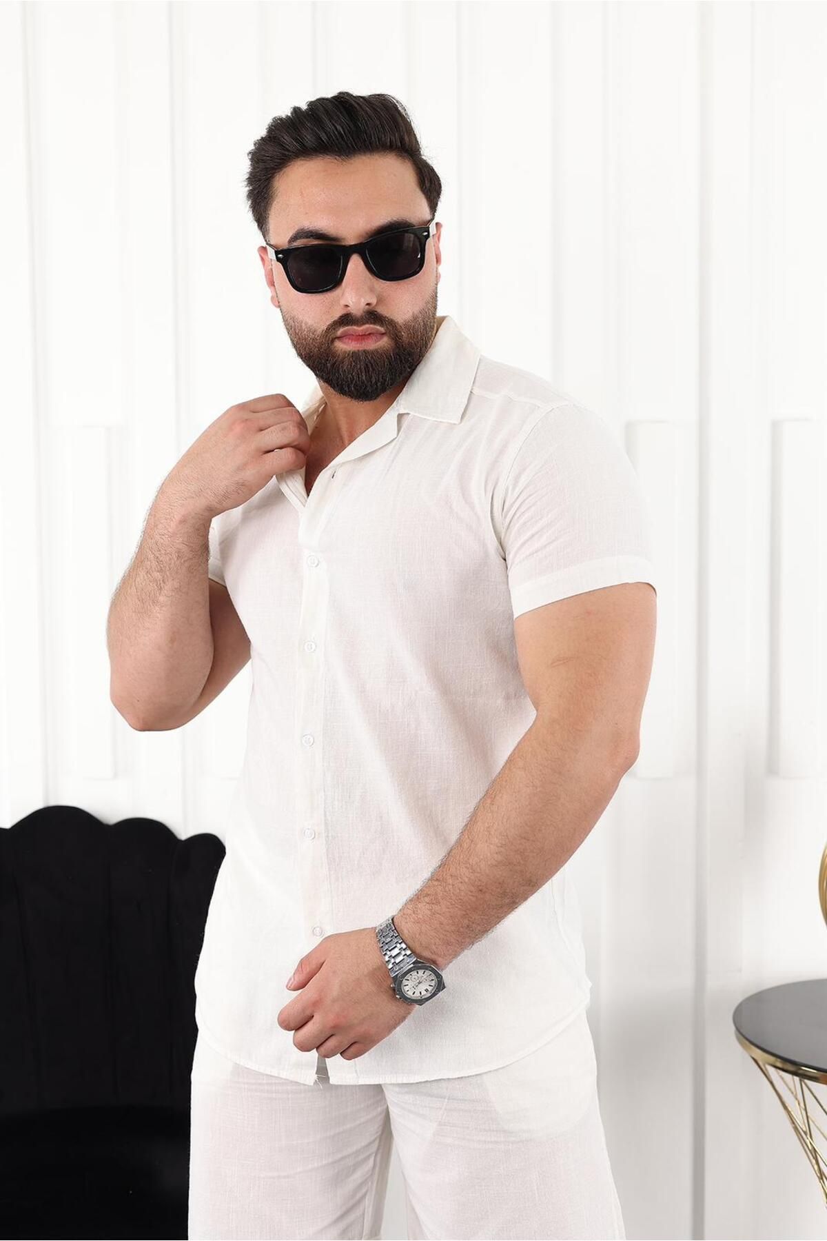 MCZ GİYİM-Slim Fit Men's Bottom-Top Suit 2