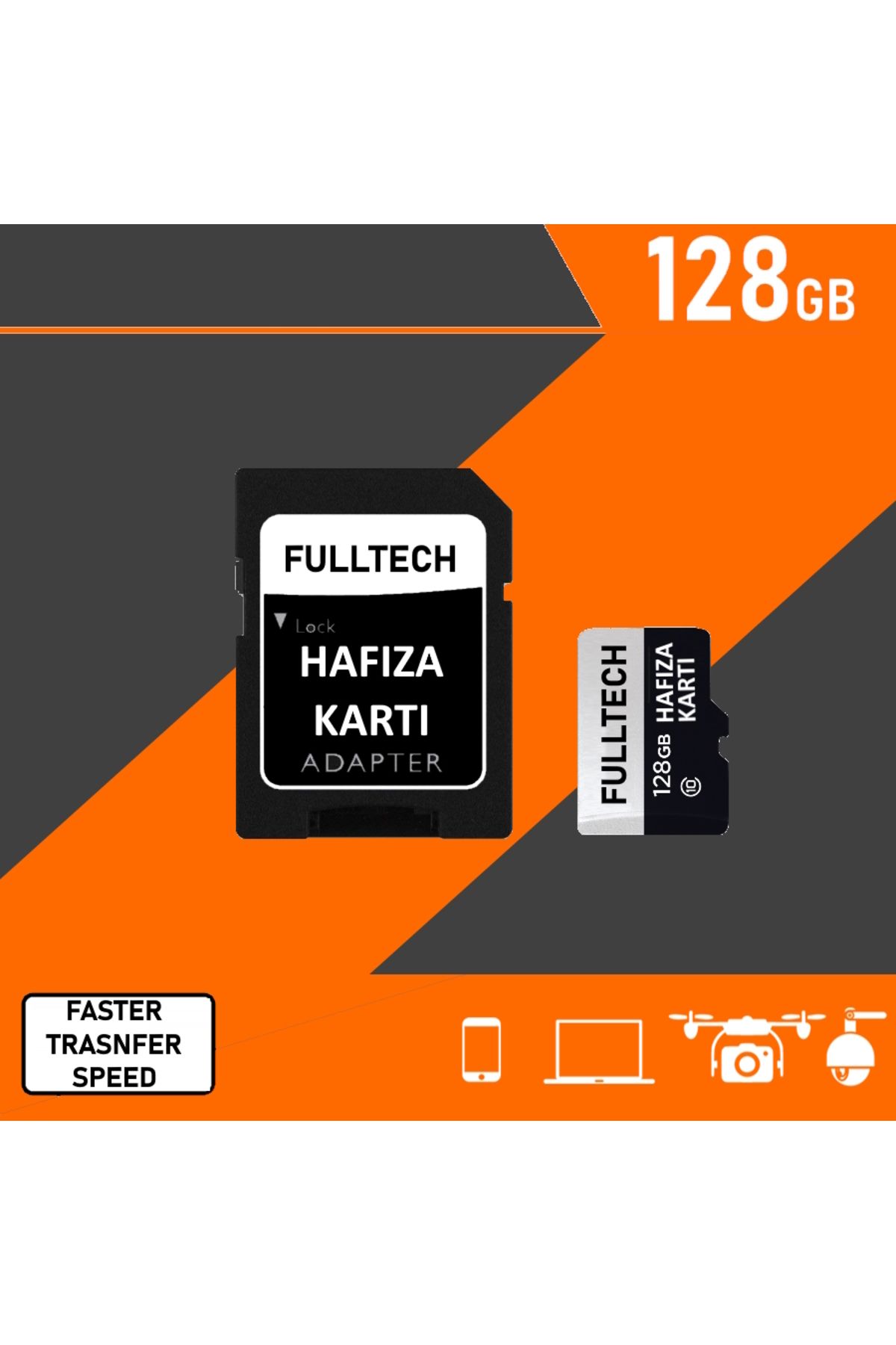 Ventus 128 GB Hafıza Kartı Faster Transfer Speed Class 10 4k Video Kayıt