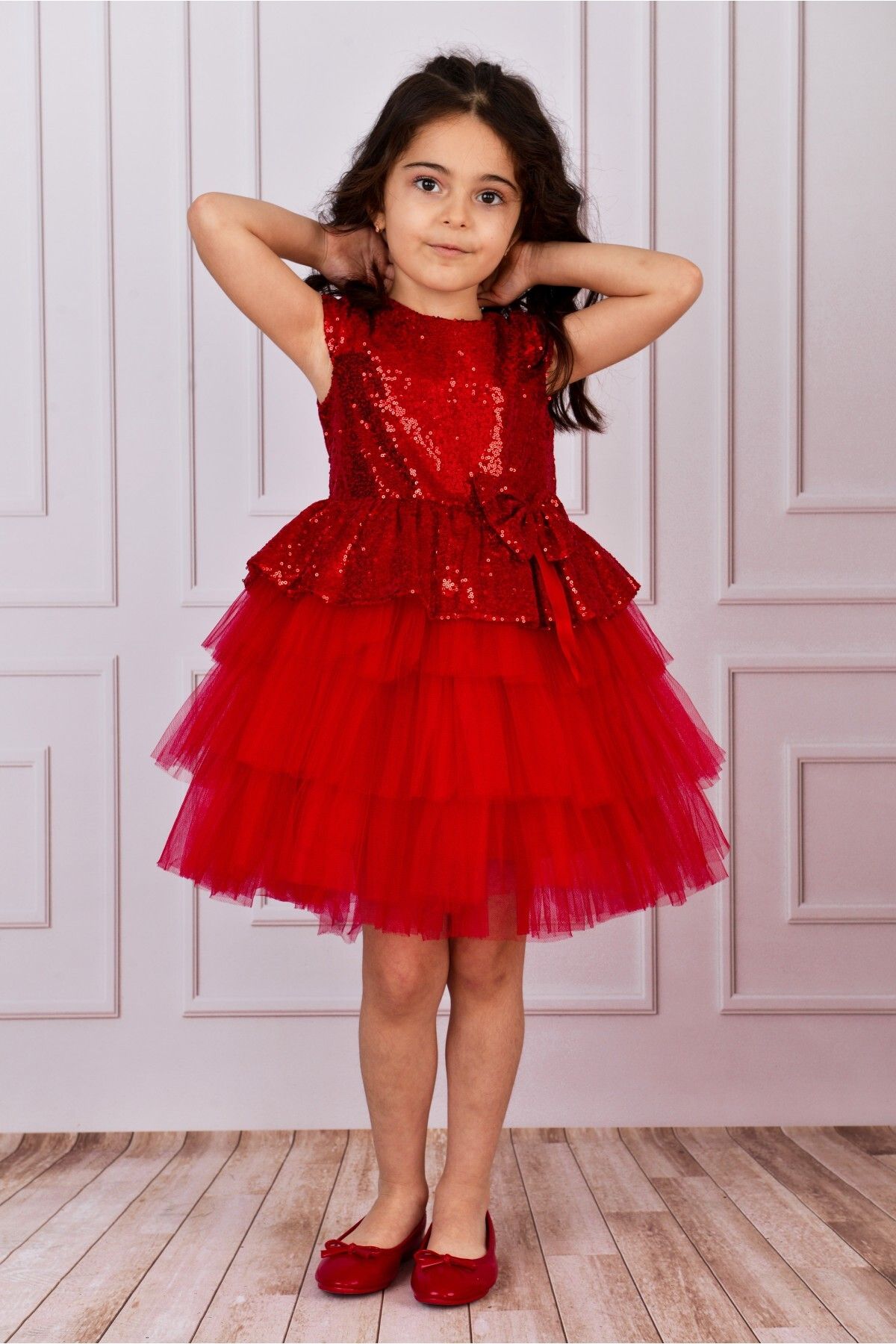 DAFİTO KİDS-rochie de revelion cu paiete 6