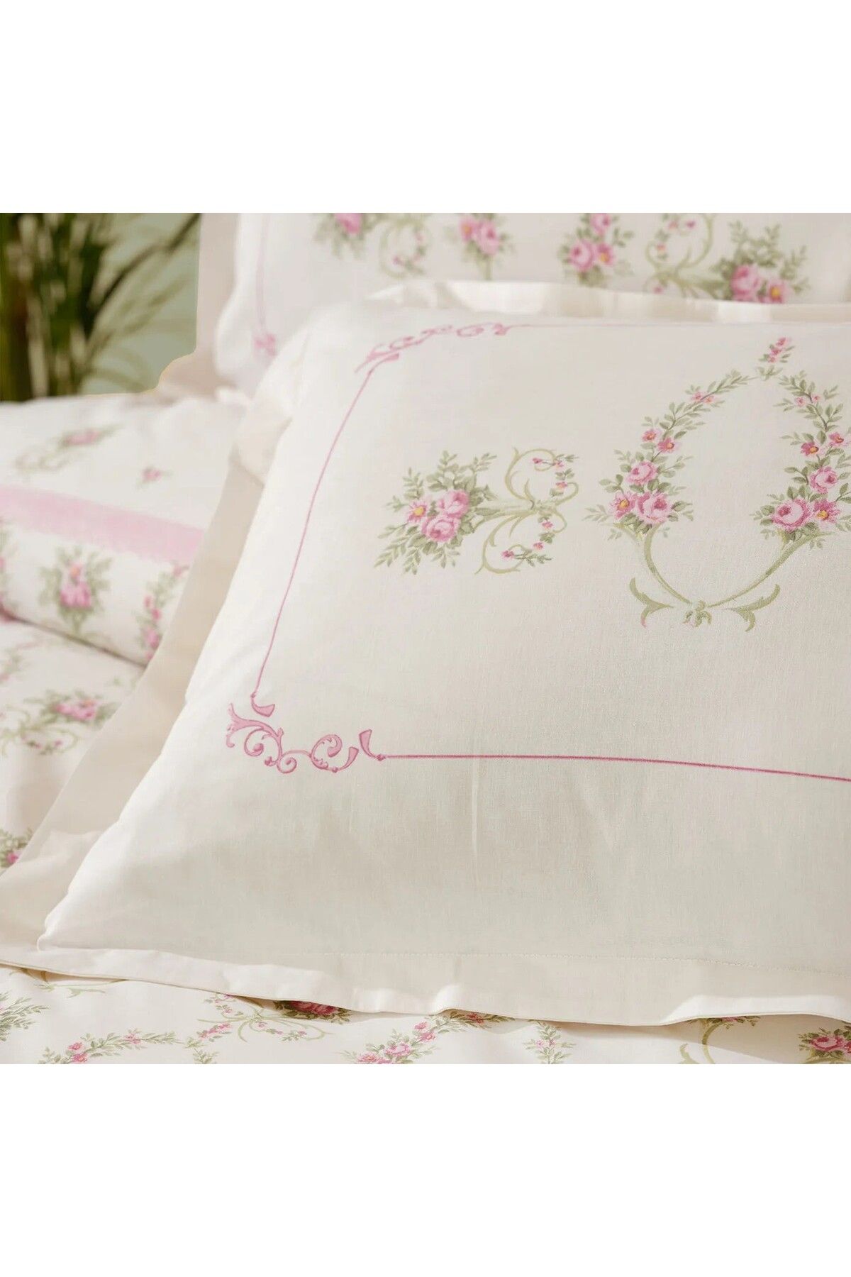 Karaca-Home Alfia Powder Einzelnes Bettbezug-Set, Baumwolle 3