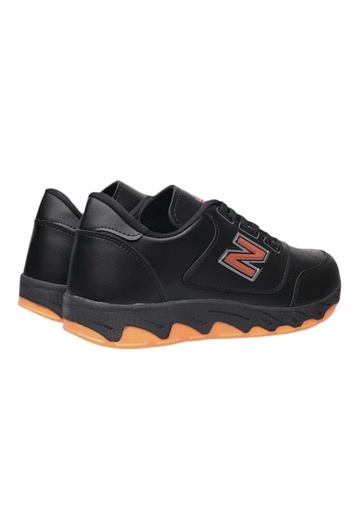 Liger-Women's Casual Sports Sneaker Shoes Black - Orange 6