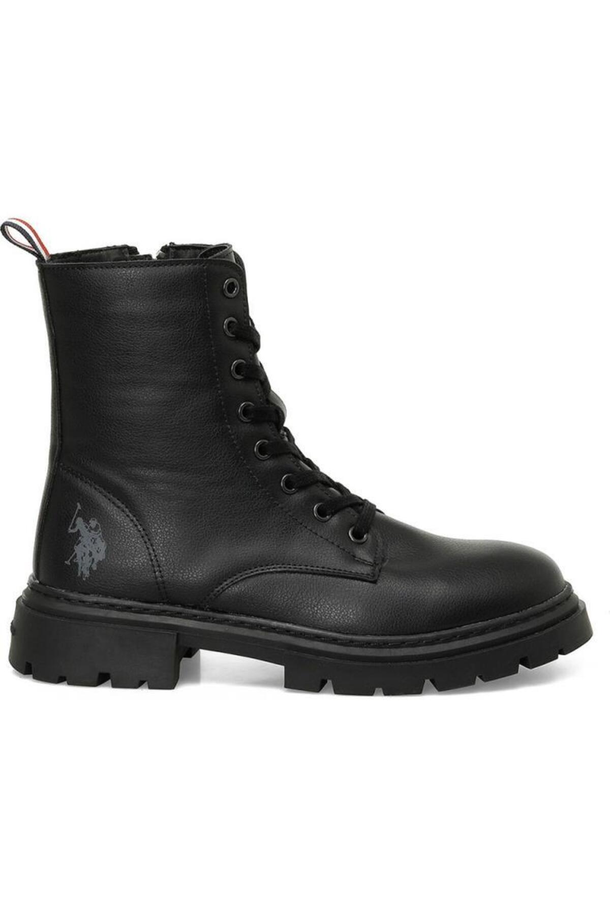U.S. Polo Assn. U.S.POLO ASSN HALLES 4PR SİYAH COMFORT CASUAL ANATOMİK GÜNLÜK KADIN BOT görsel 5