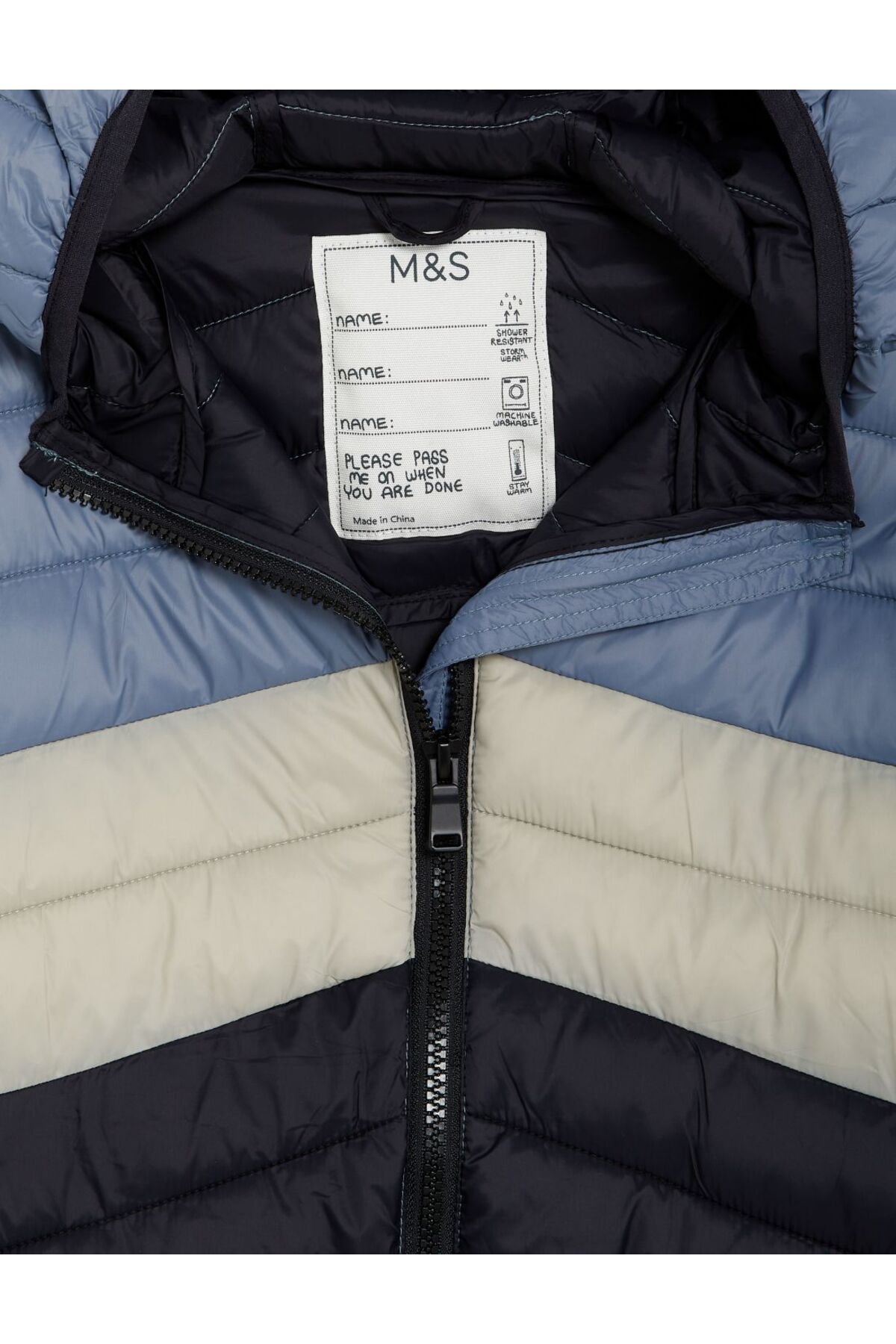 ژاکت پفی کلاهدار Stormwear™ (سنین 6-16) Marks & Spencer