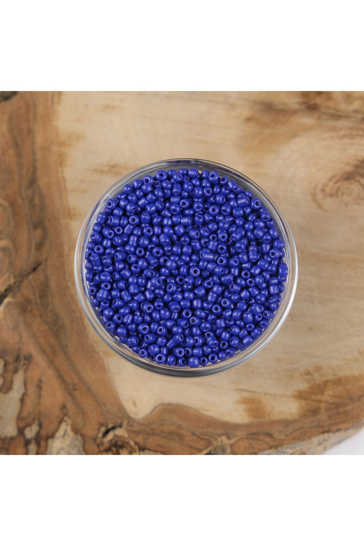 Prestij Boncuk-Saks Blue Abc Sand Beads - 3 Mm, 500 Grams, 8/0 - K48 1