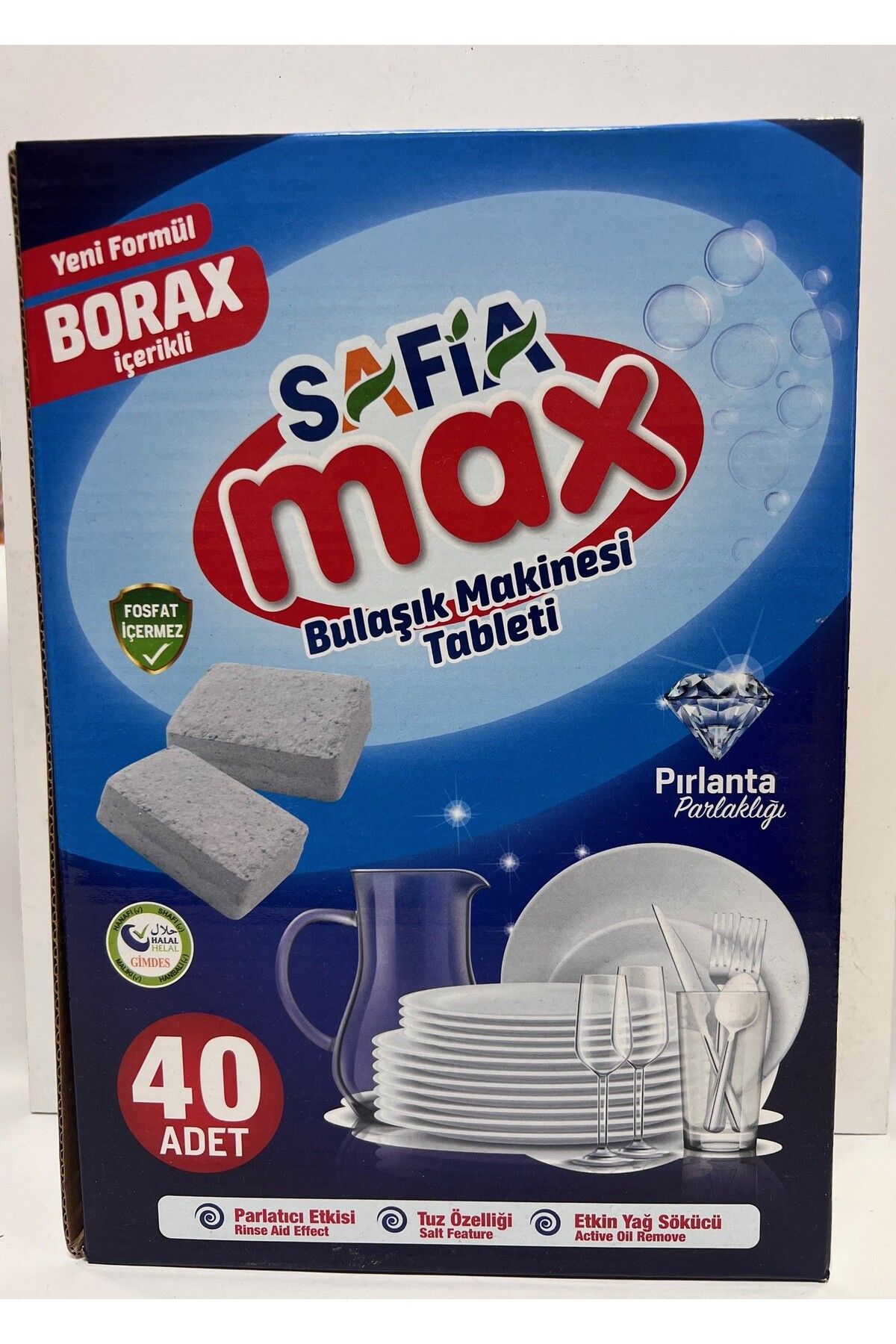 Safia Max Bulaşık Makine Tableti 40lı