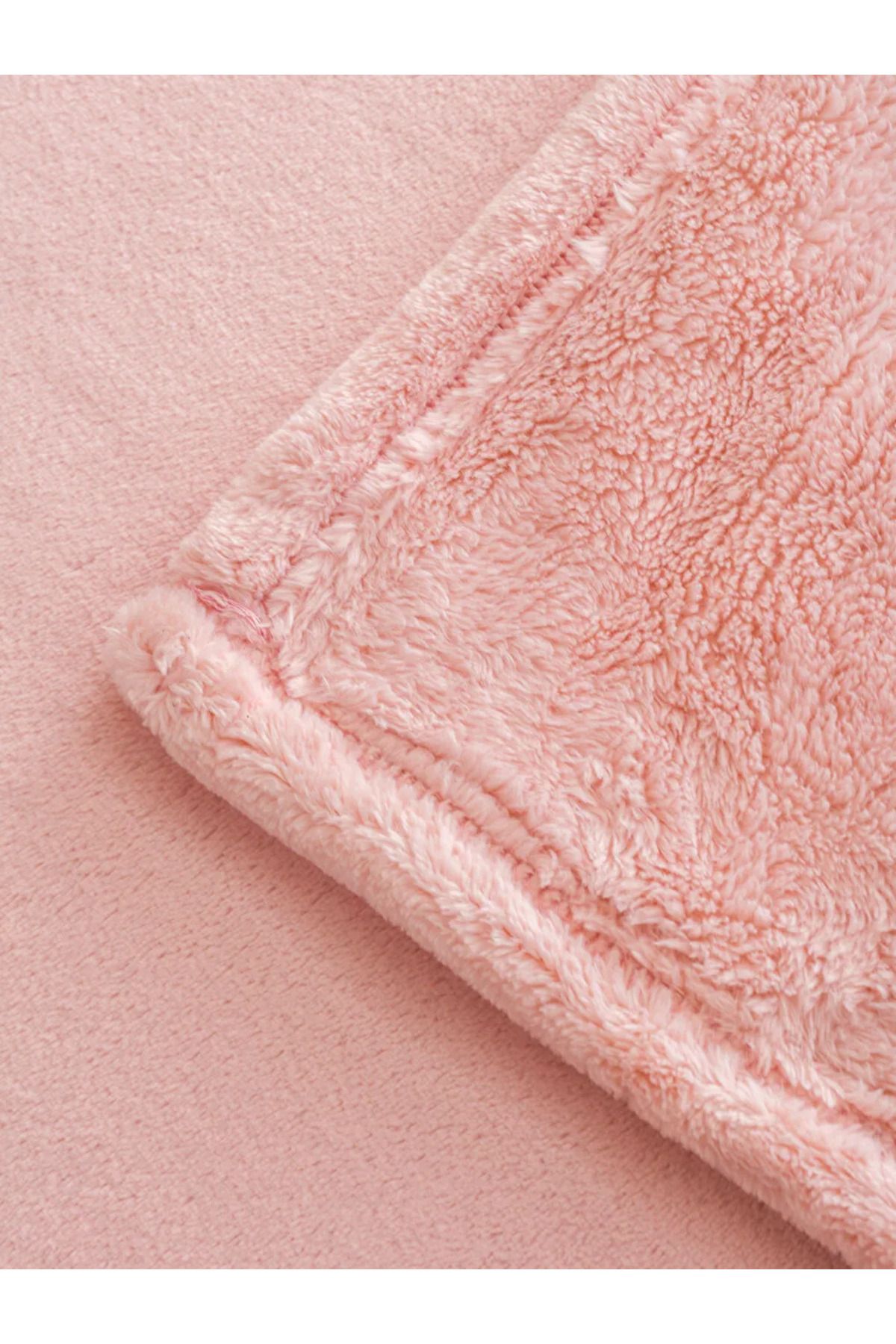 LC Waikiki-Home Pink Single Blanket 150X200 cm 3
