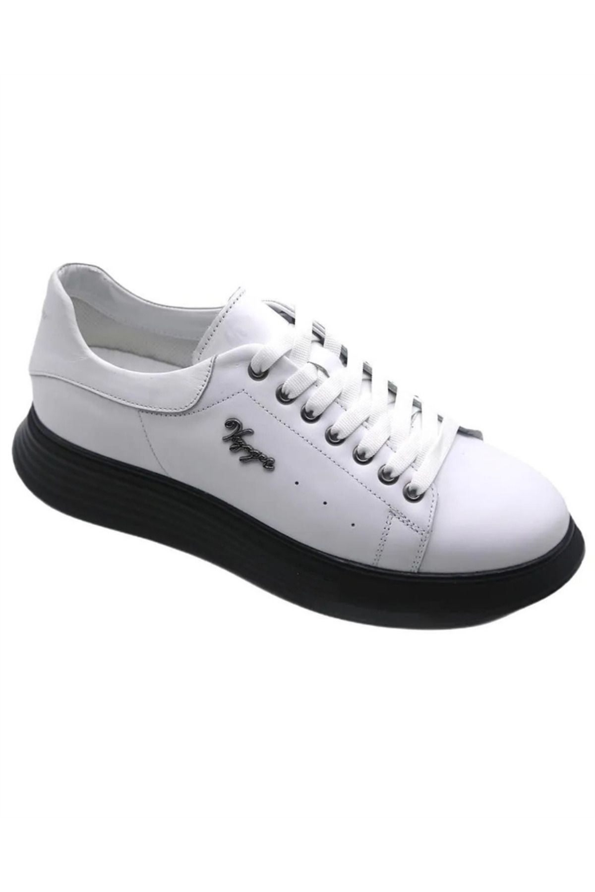 Voyager-6677 Pantofi sport casual din piele Nata alb pentru bărbați Mr 3