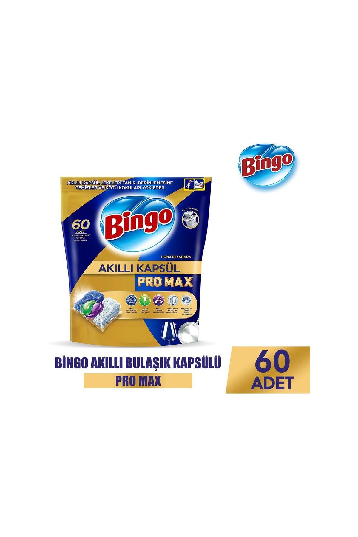 Bingo BİNGO AKILLI BULAŞIK KAPSÜLÜ PRO MAX 60