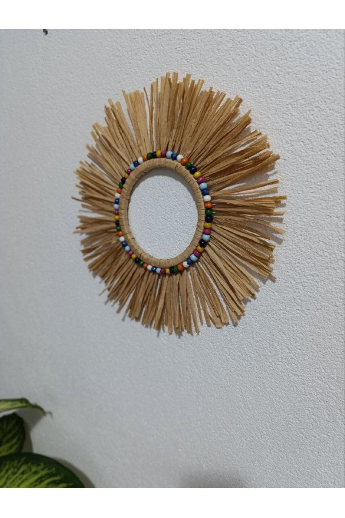 müven Bohem Tarzı Doğal Soft Rafya Ev/balkon/bahçe Duvar Süsü Fiyatı ...