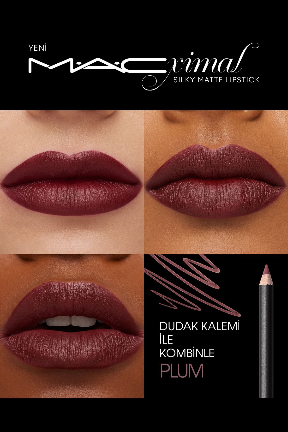 Mac M·a·cxımal Silky Matte Lipstick Nemlendirme Etkili Yoğun Renk Sağlayan Ruj - Sin-5